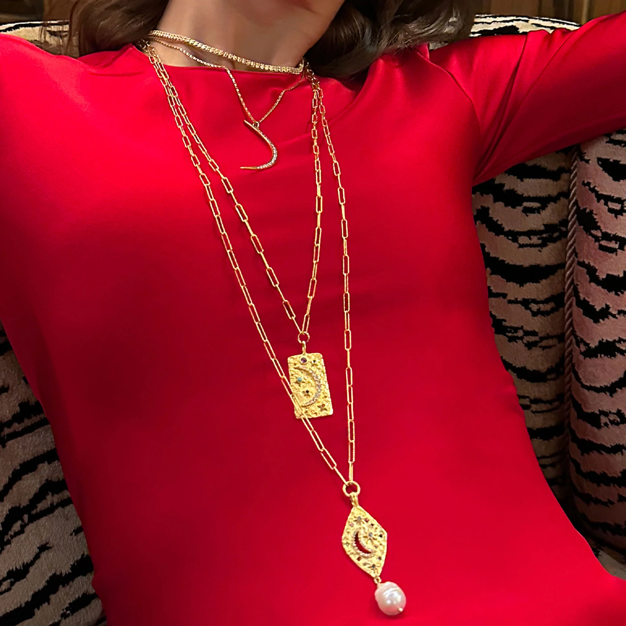 Alexandra Lunar Necklace - Image 4