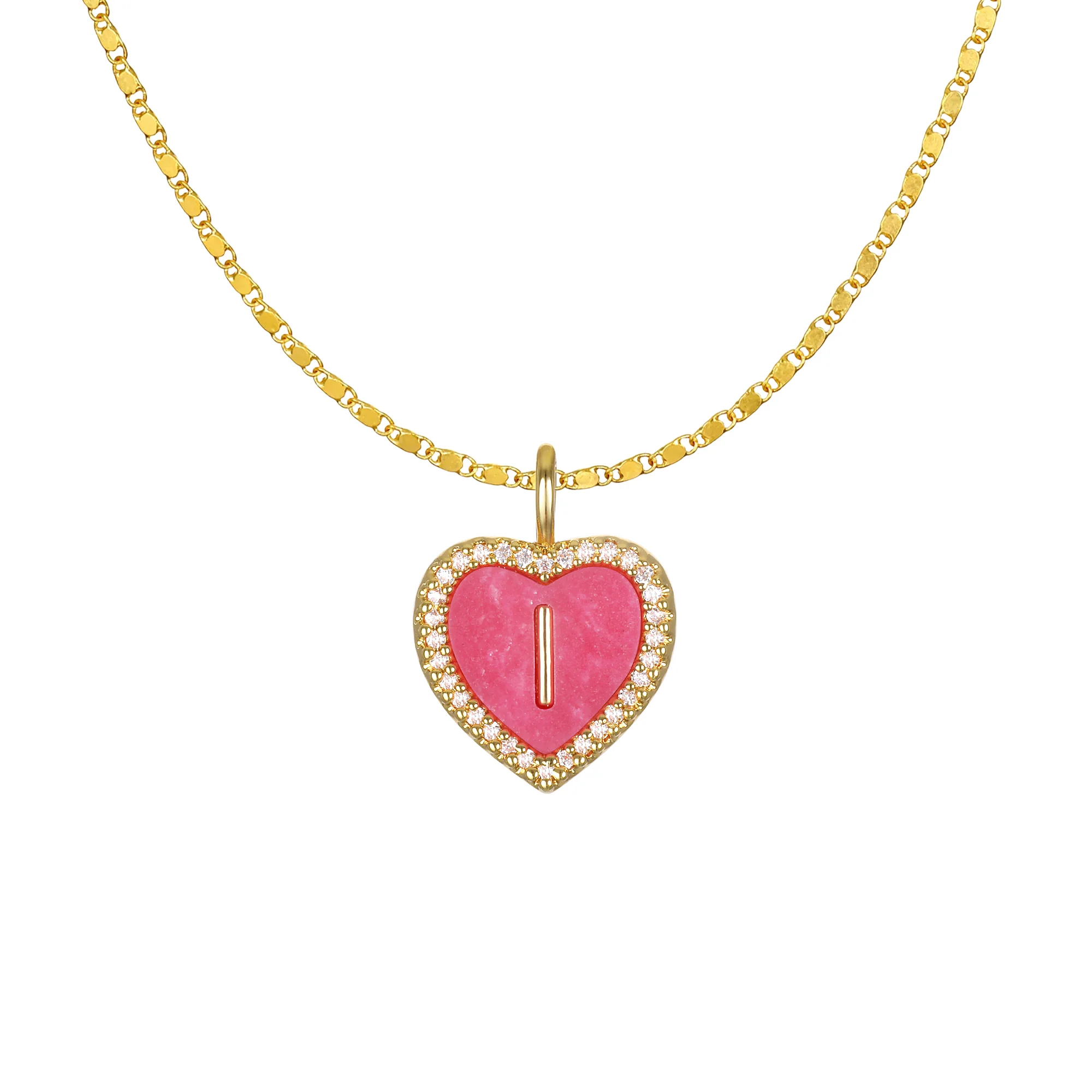 Cami Heart Initial Necklace - Image 11