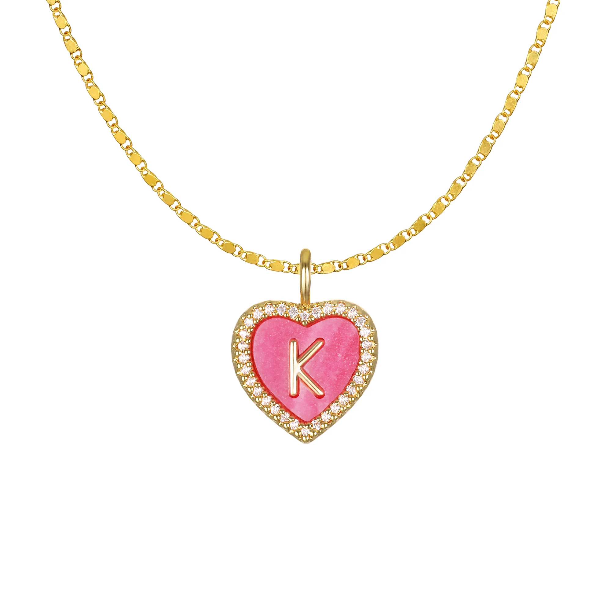 Cami Heart Initial Necklace - Image 13