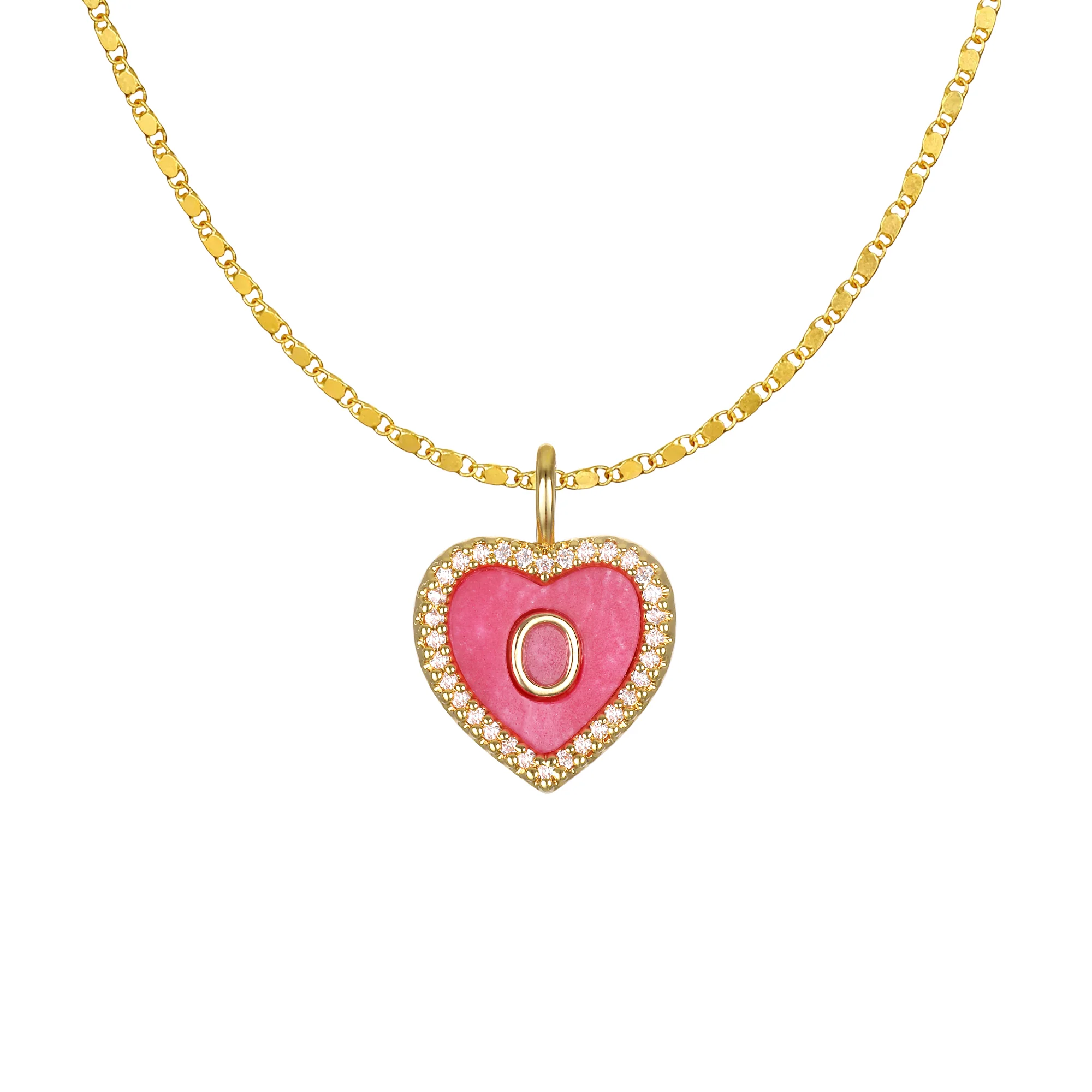 Cami Heart Initial Necklace - Image 17