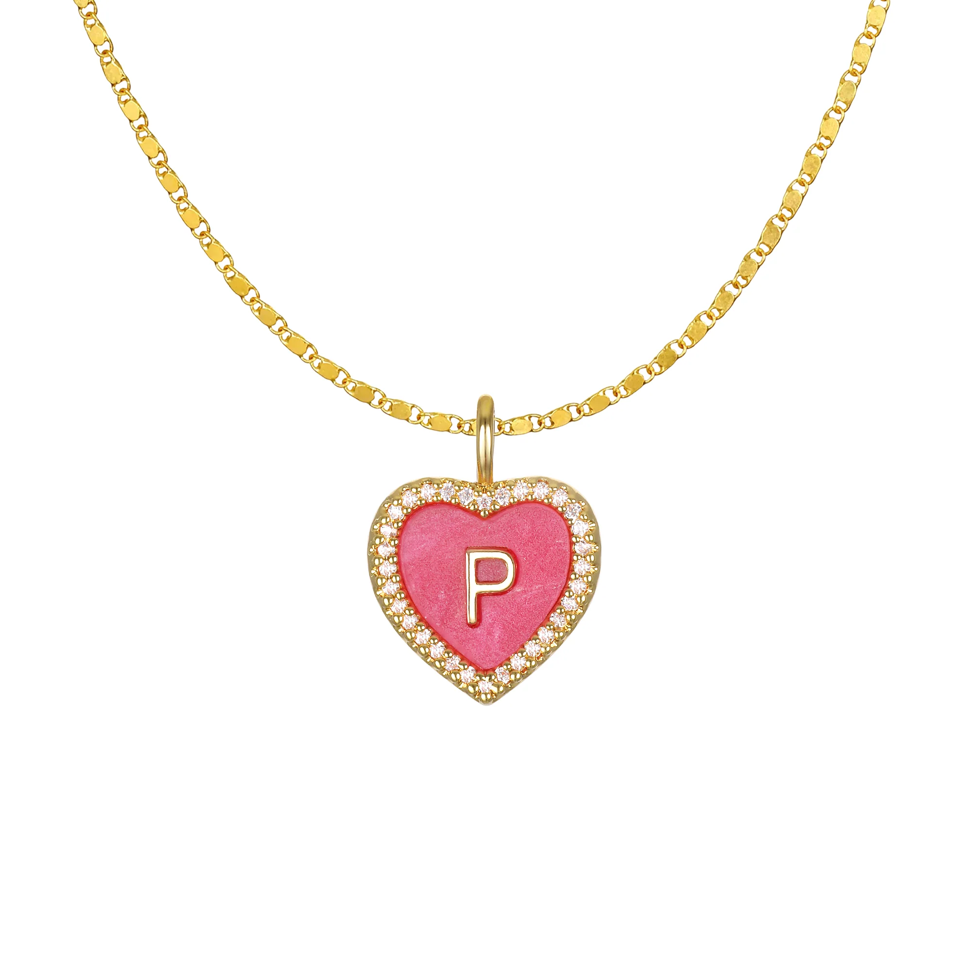Cami Heart Initial Necklace - Image 18