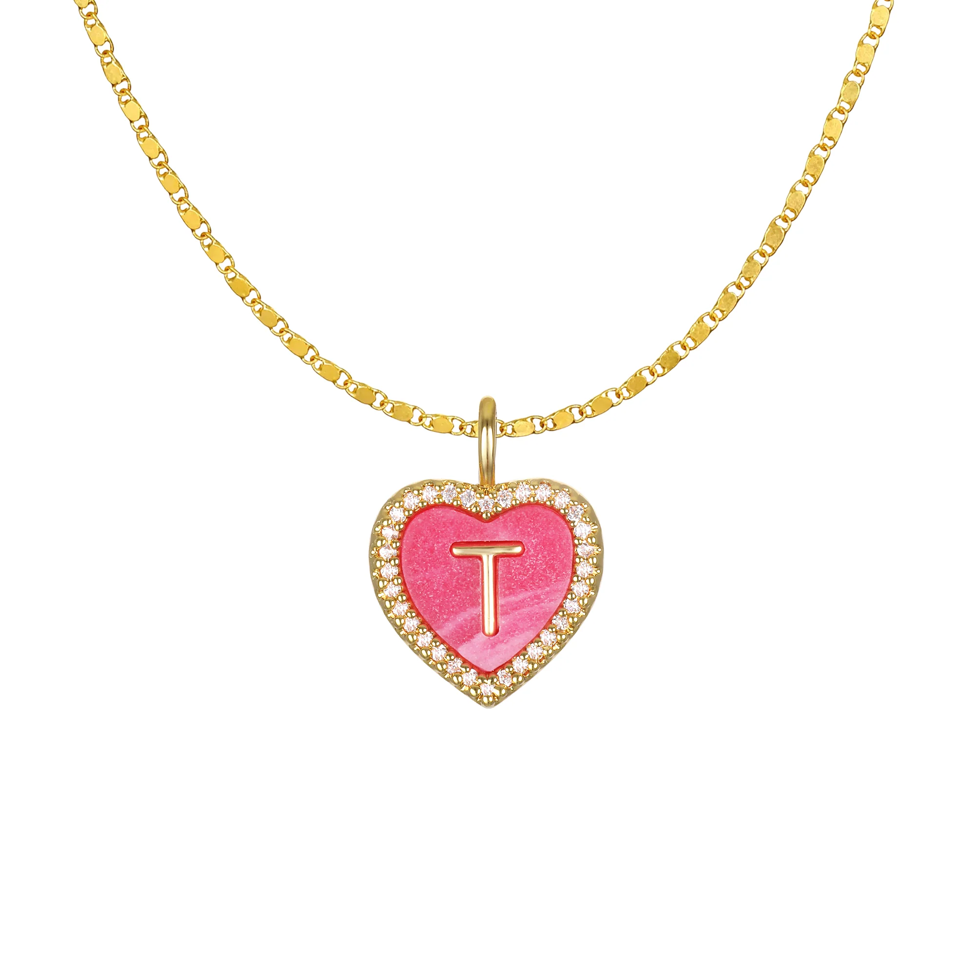 Cami Heart Initial Necklace - Image 22