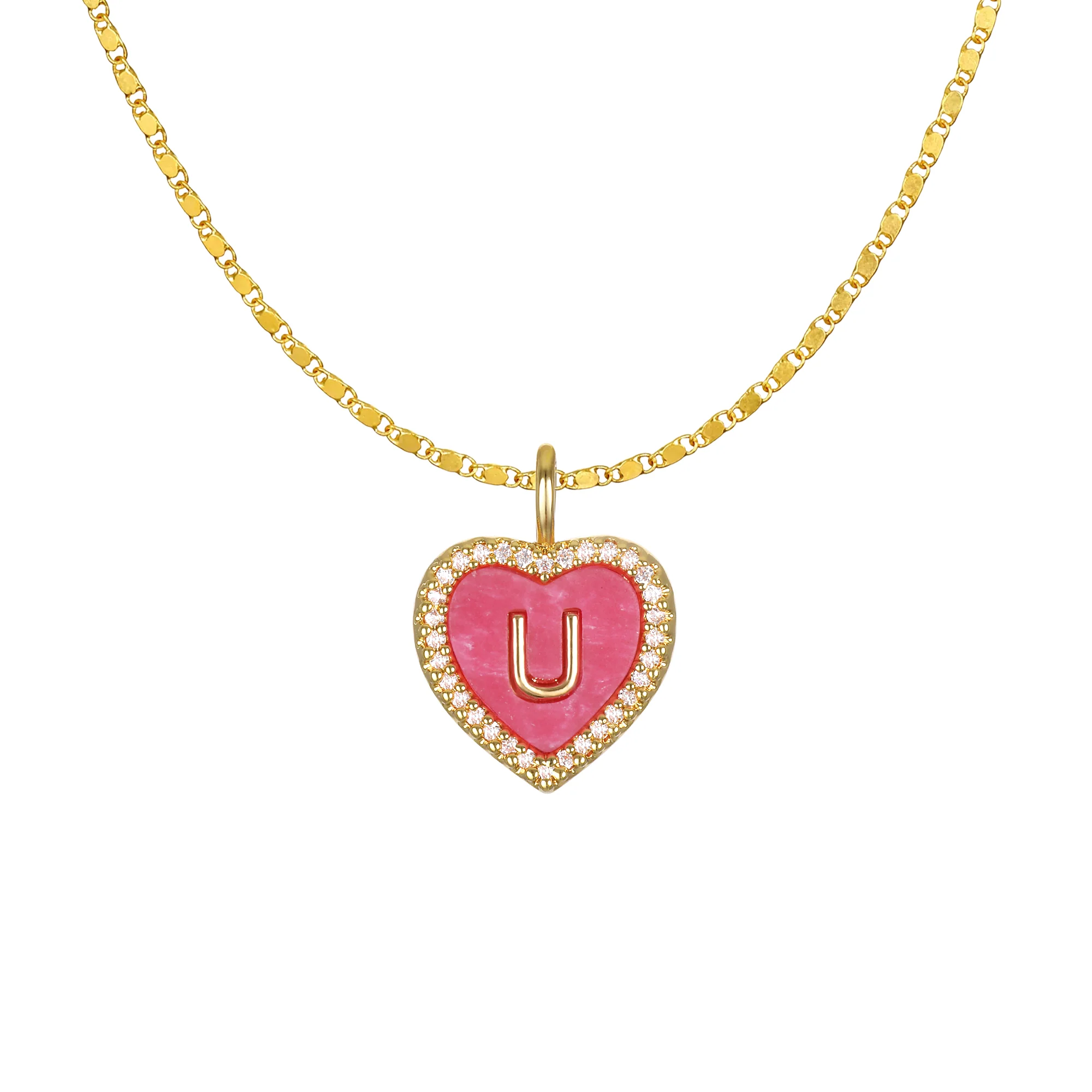 Cami Heart Initial Necklace - Image 23