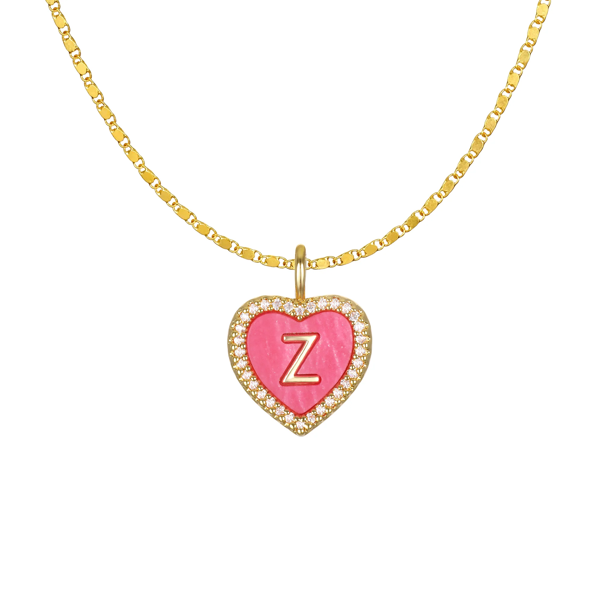 Cami Heart Initial Necklace - Image 28