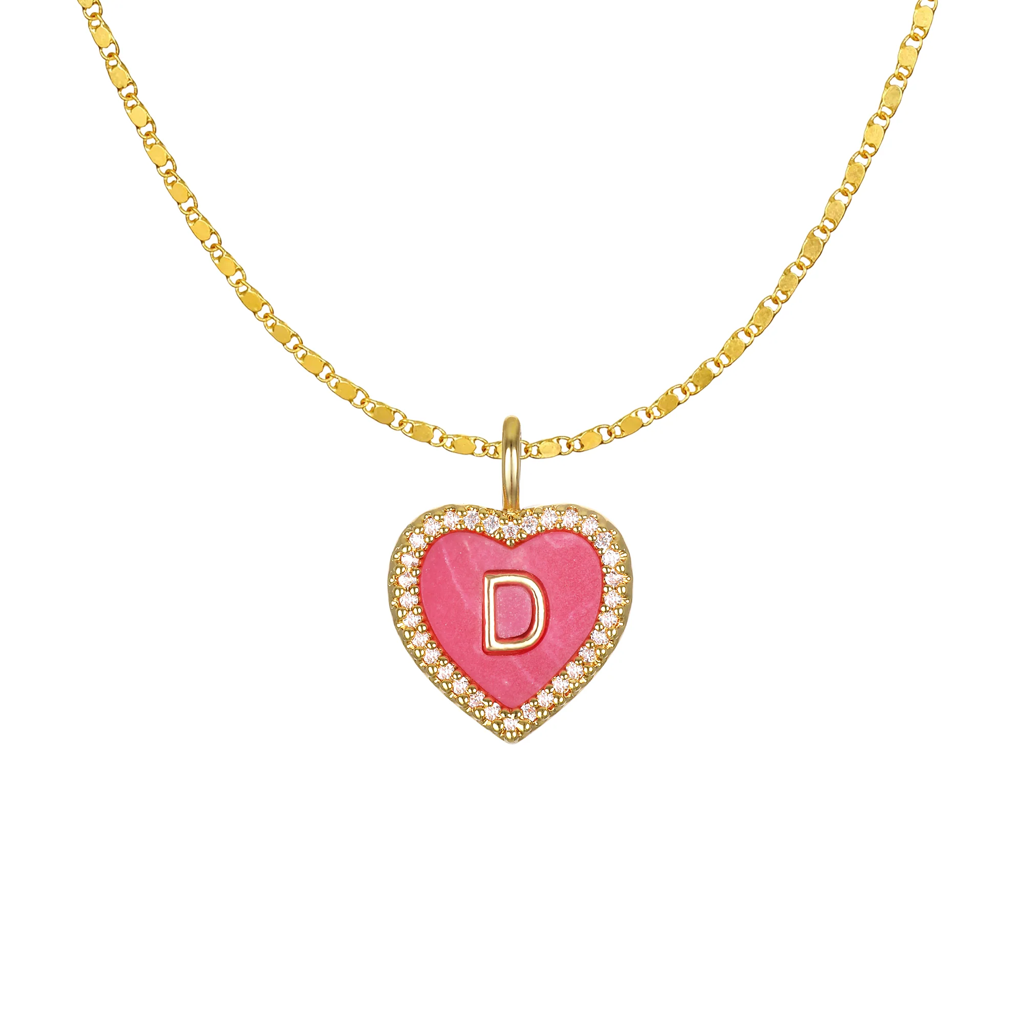 Cami Heart Initial Necklace - Image 6
