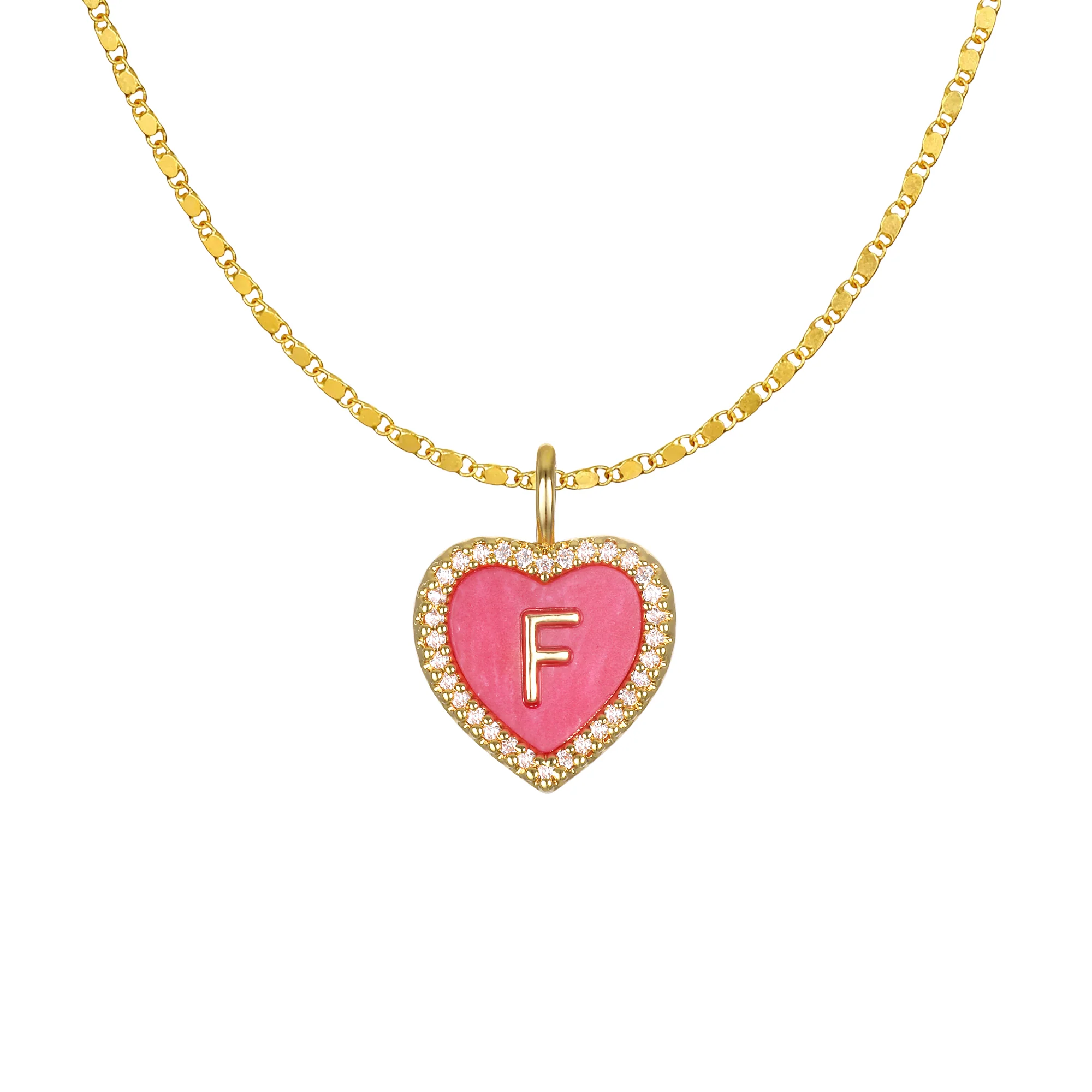 Cami Heart Initial Necklace - Image 8