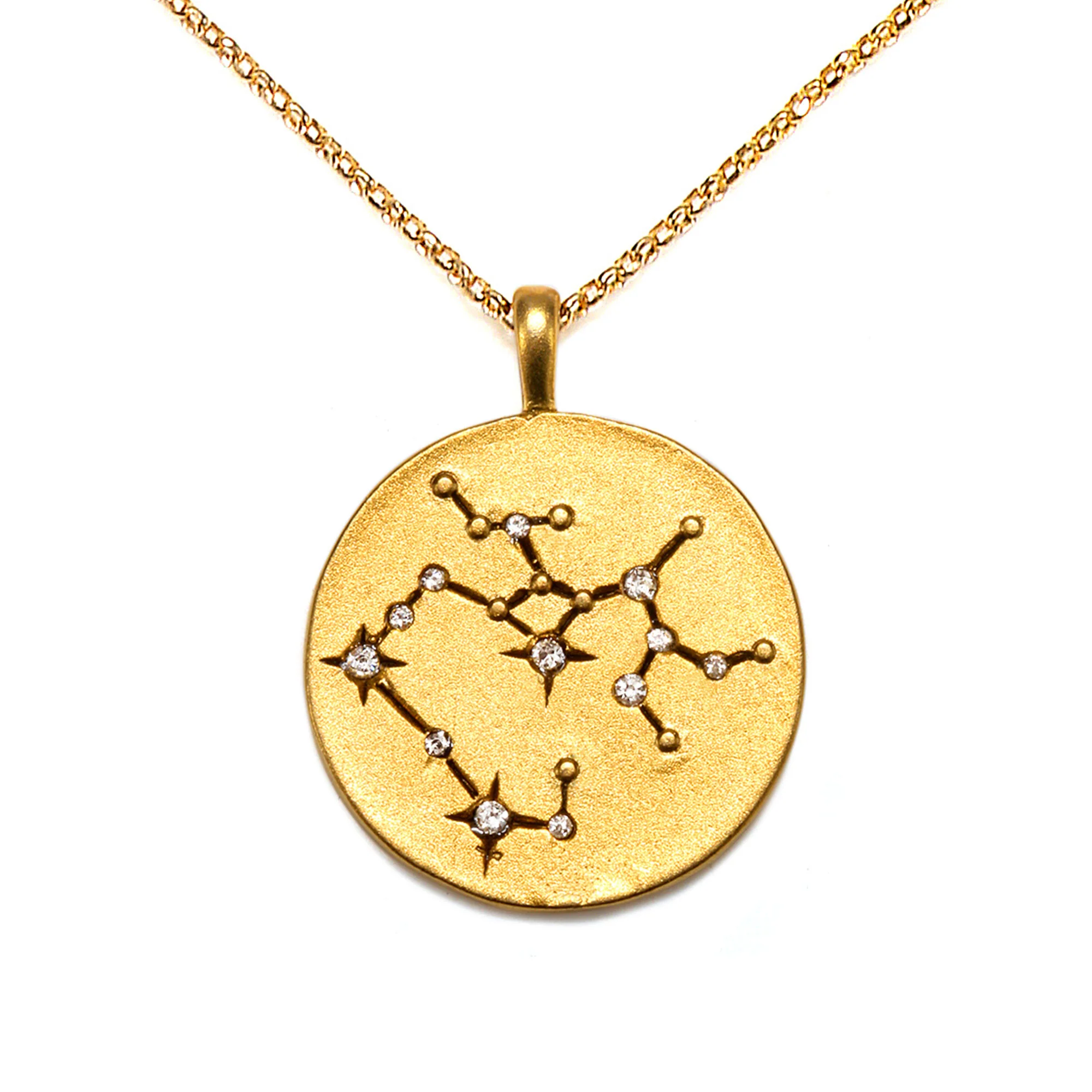 Celestial Star Maps Necklace- Gold - Image 10