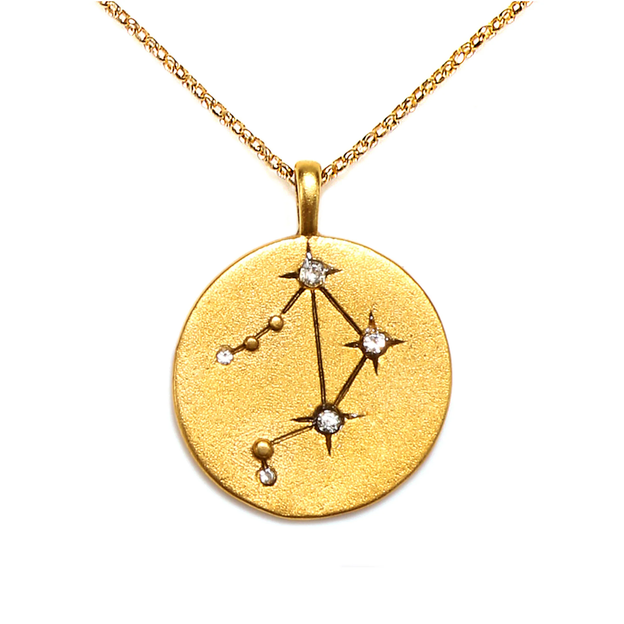 Celestial Star Maps Necklace- Gold - Image 12