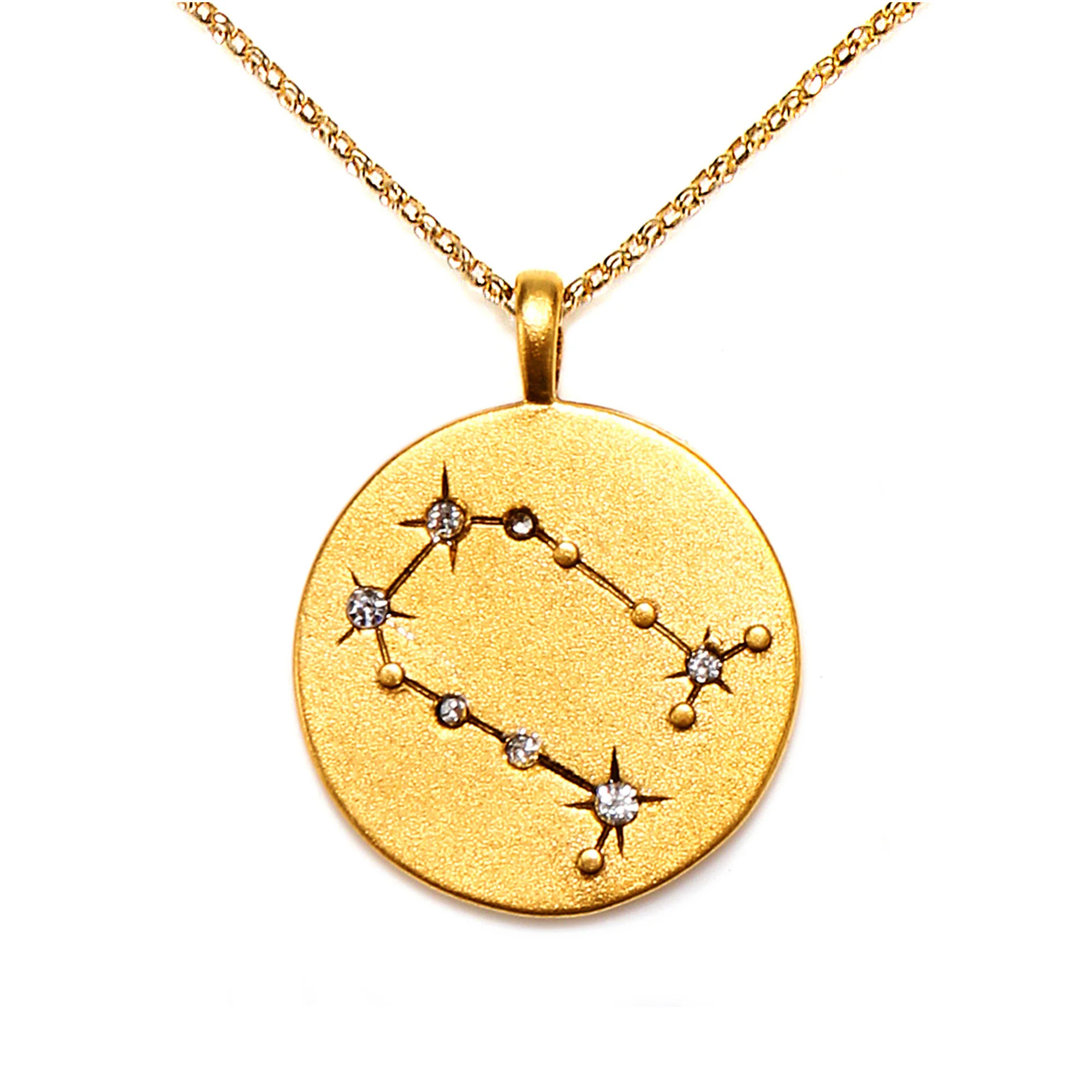 Celestial Star Maps Necklace- Gold - Image 5