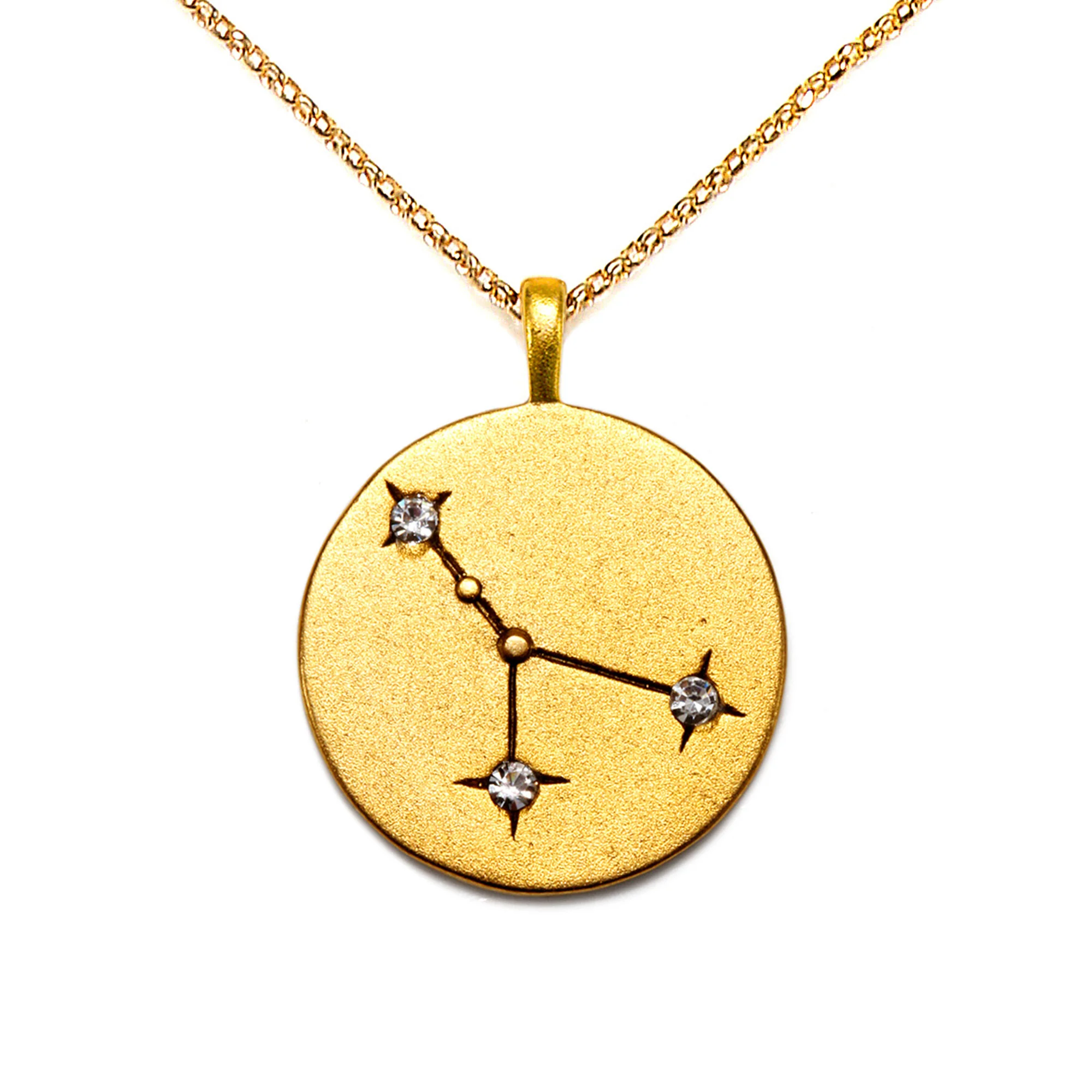 Celestial Star Maps Necklace- Gold - Image 6