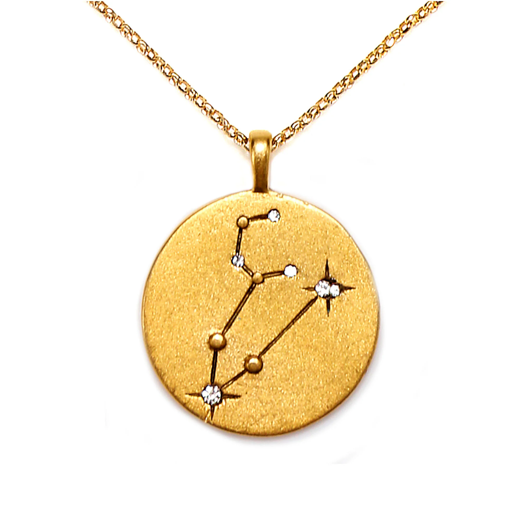 Celestial Star Maps Necklace- Gold - Image 7