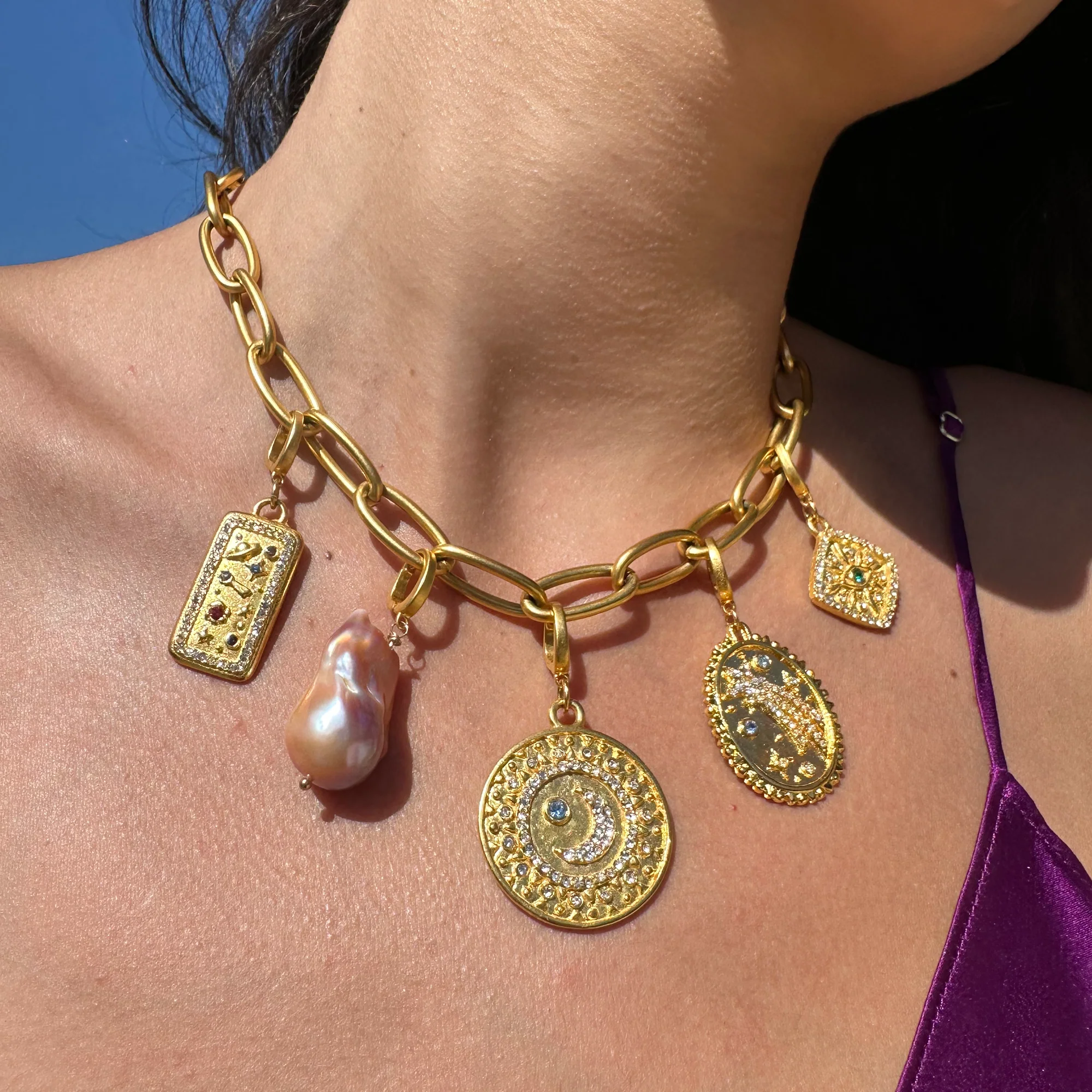 Cosmic Evil Eye Clip-On Charm - Image 3