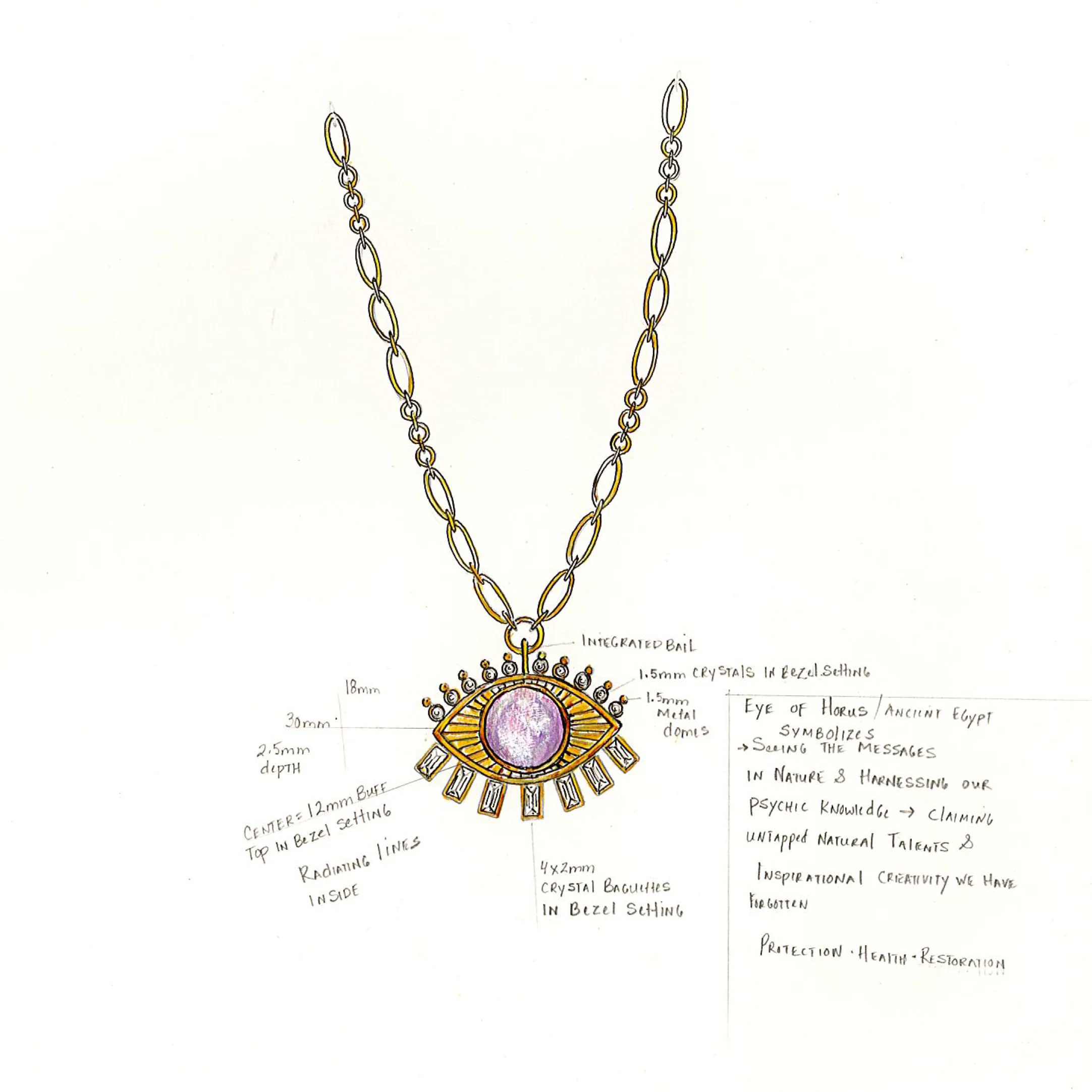 Dalila Evil Eye Clip-On Charm - Image 5