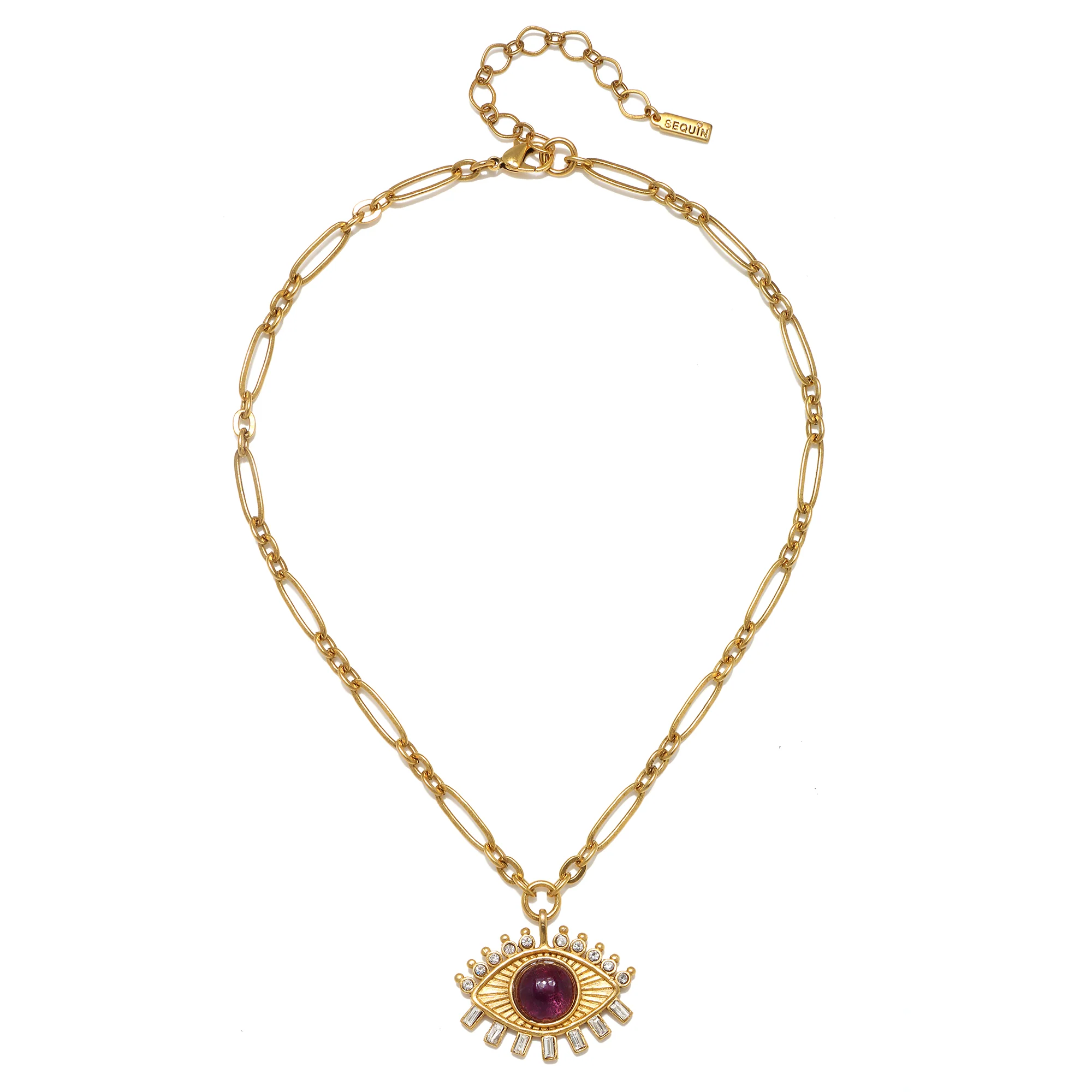 Dalila Evil Eye Talisman Necklace - Image 3