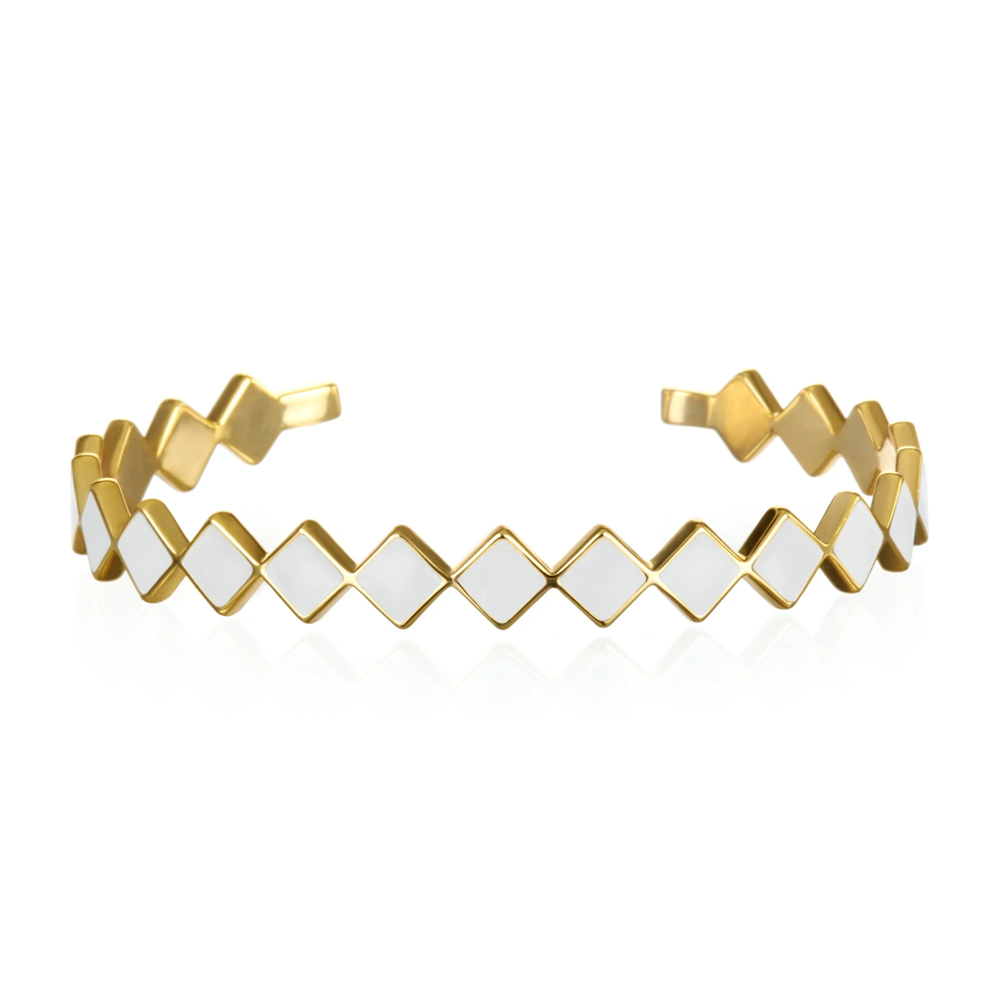 Diamond Enamel Cuff - Image 5
