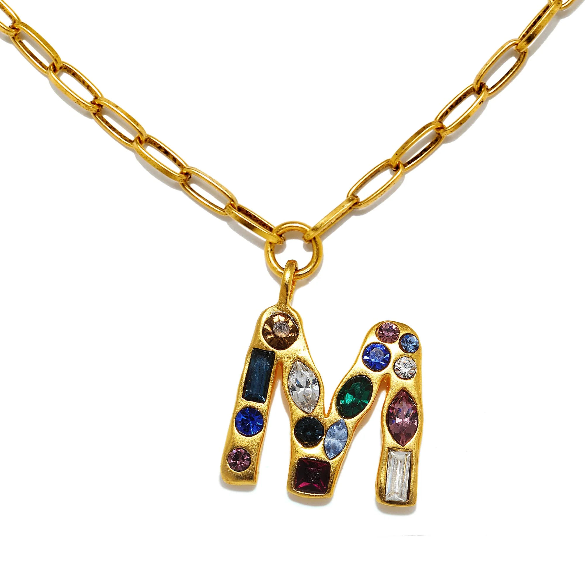 Emilie Gem Initial Necklace - Image 16