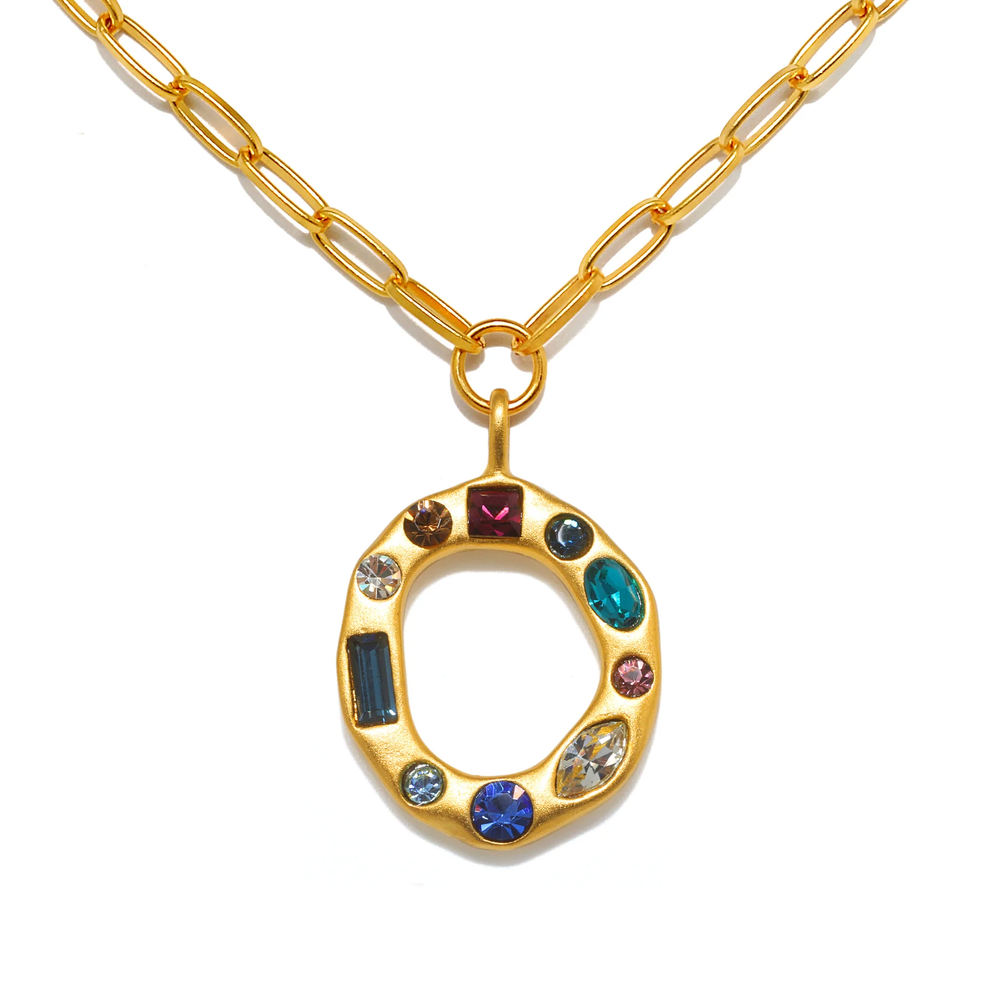 Emilie Gem Initial Necklace - Image 18