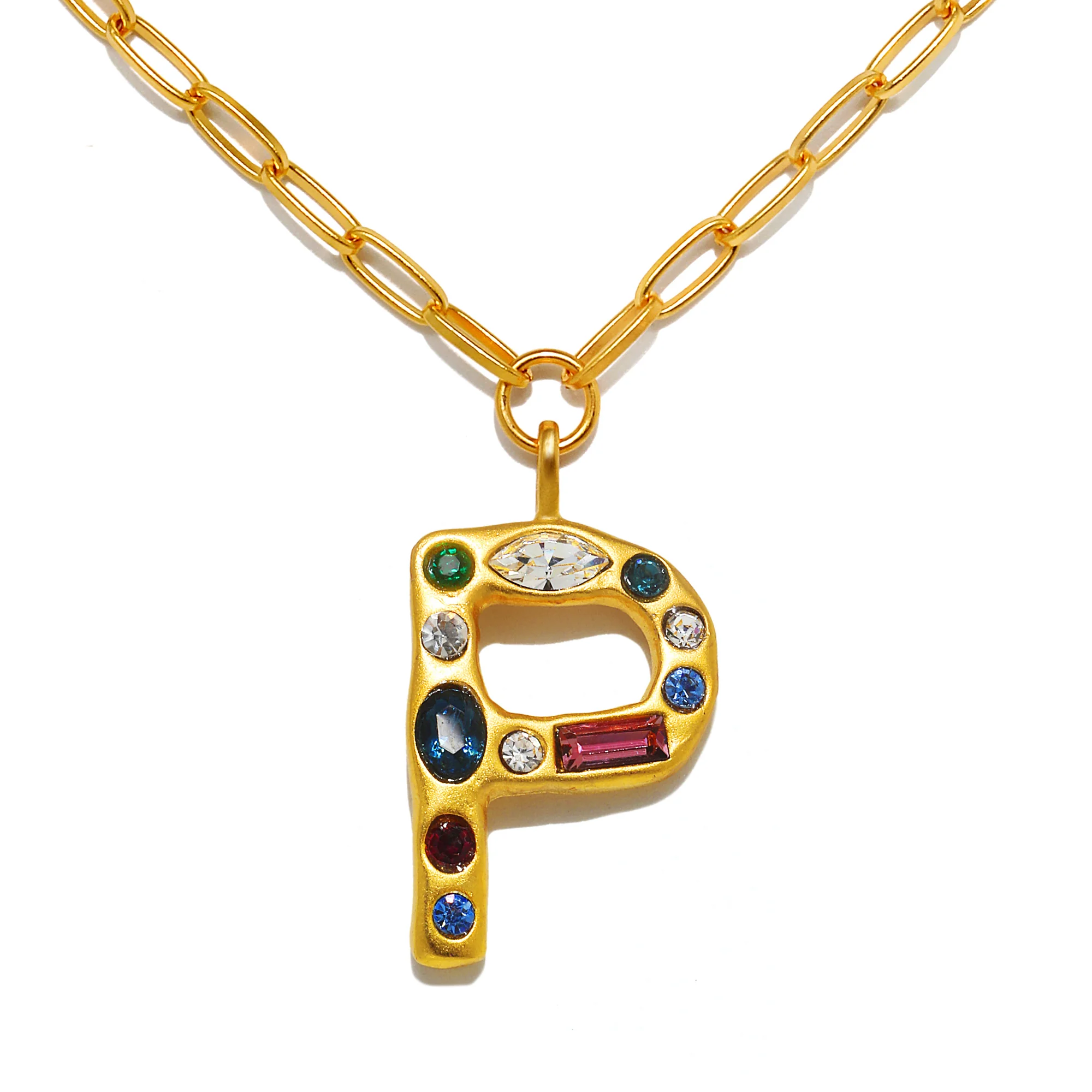 Emilie Gem Initial Necklace - Image 19