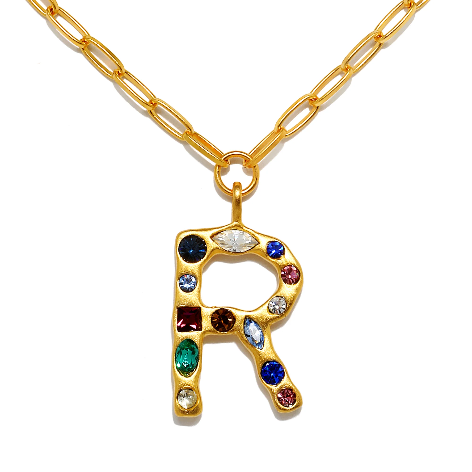 Emilie Gem Initial Necklace - Image 20