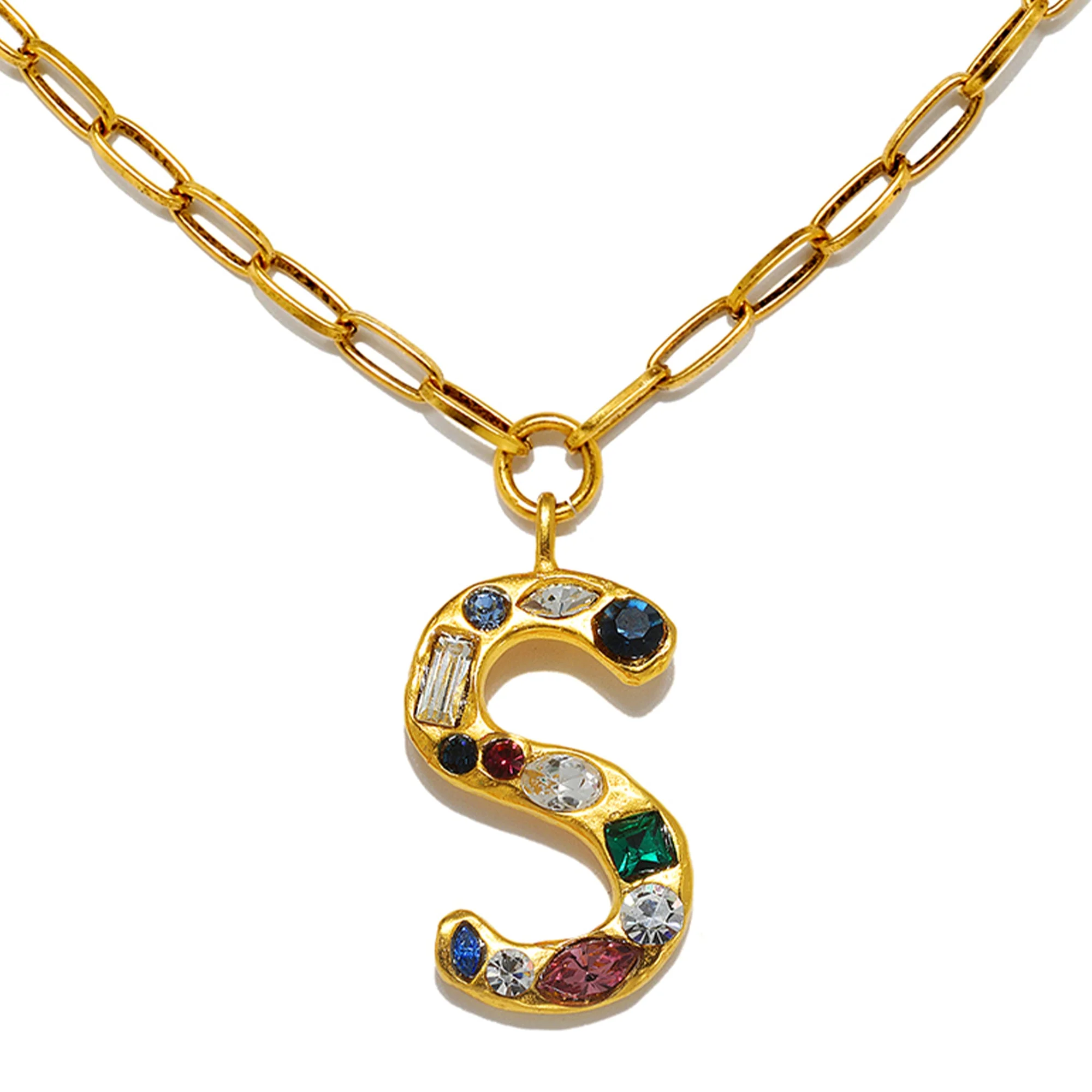 Emilie Gem Initial Necklace - Image 21