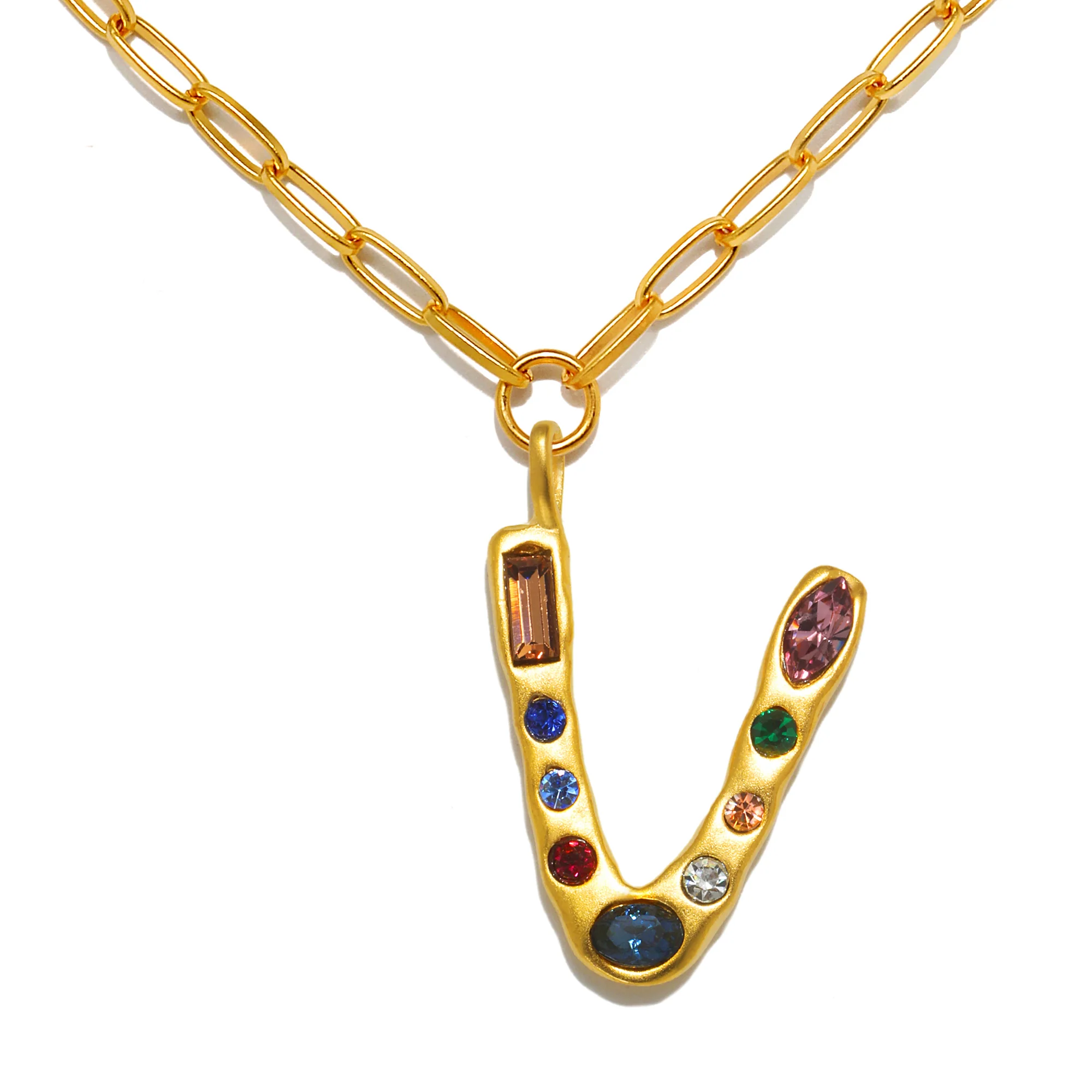 Emilie Gem Initial Necklace - Image 23