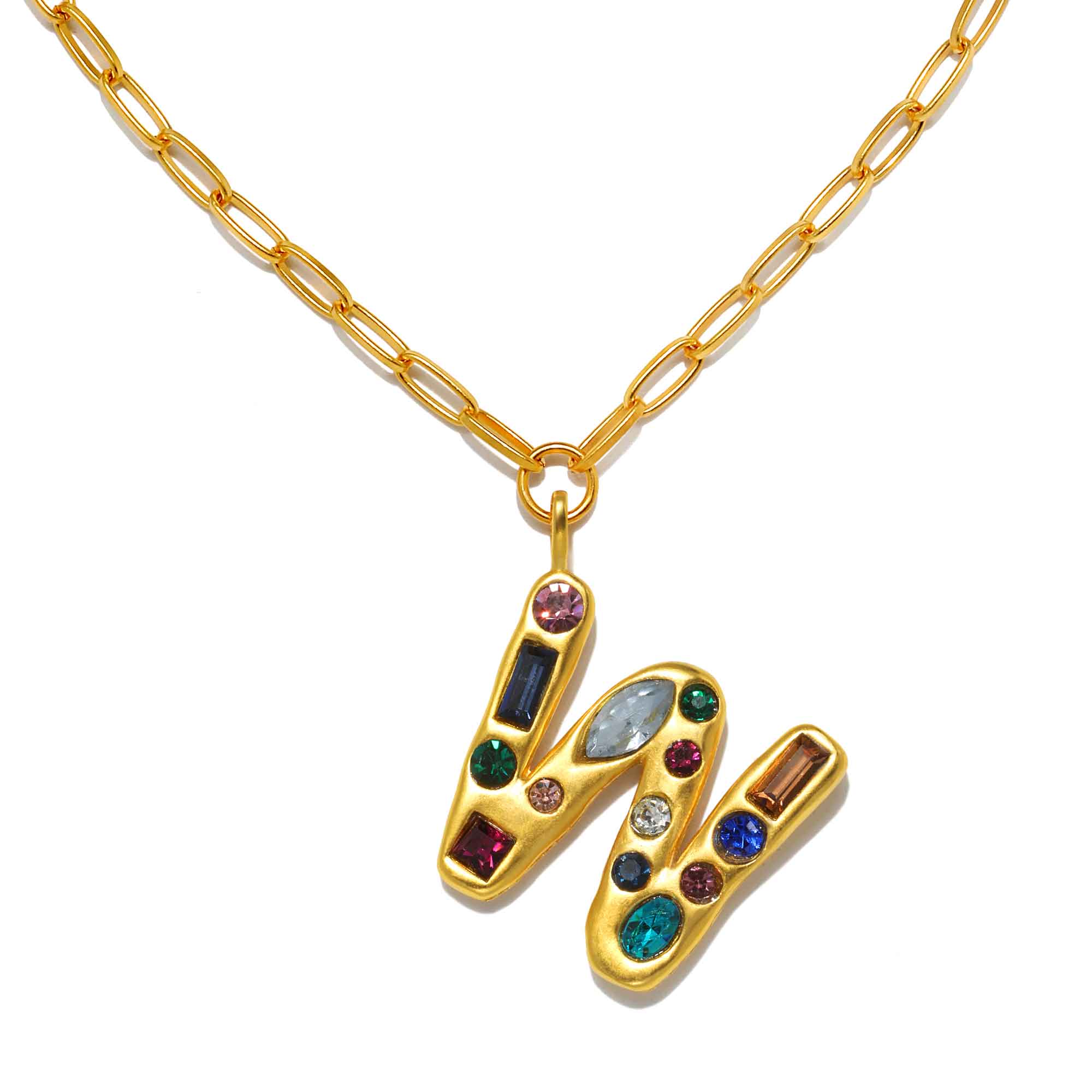 Emilie Gem Initial Necklace - Image 24