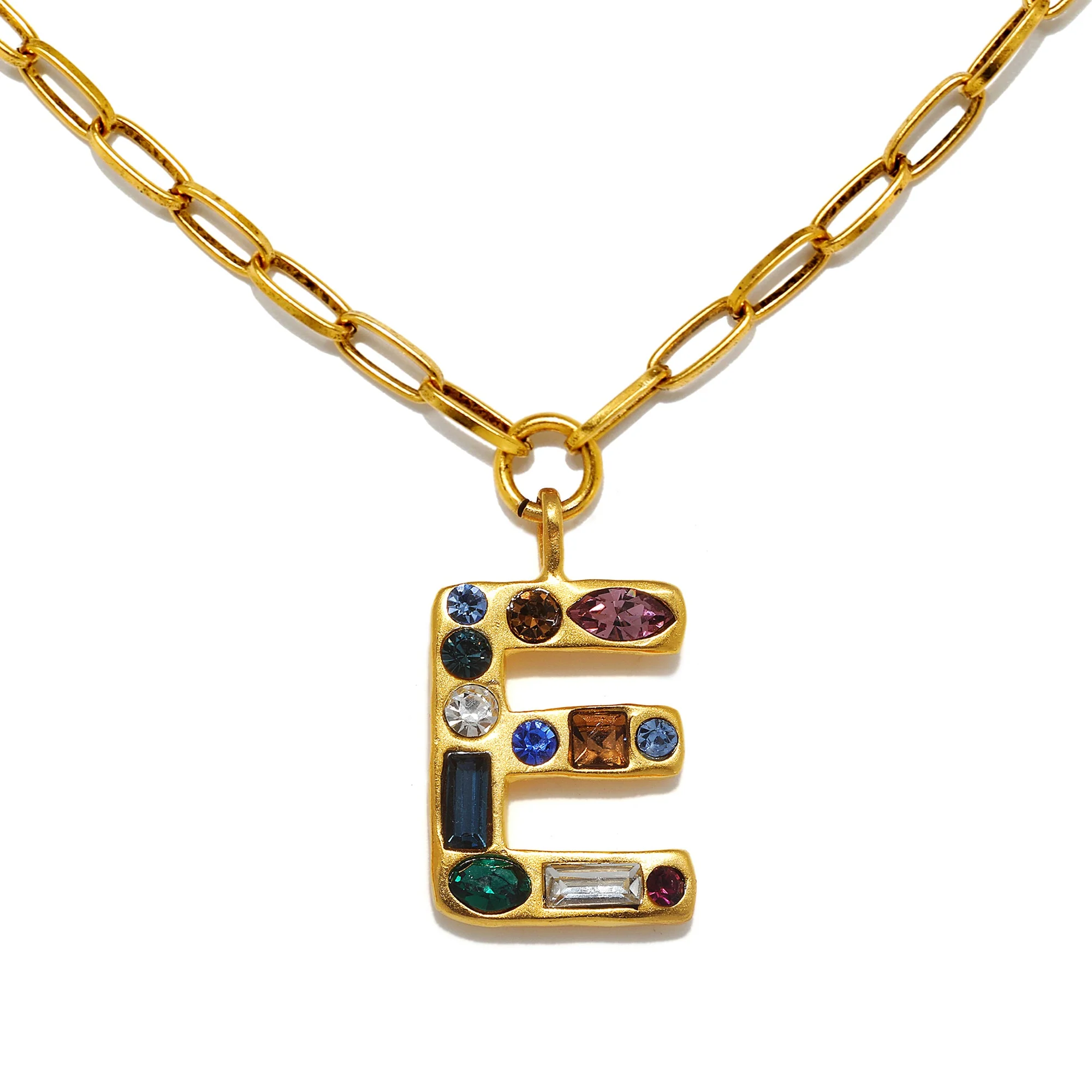 Emilie Gem Initial Necklace - Image 8