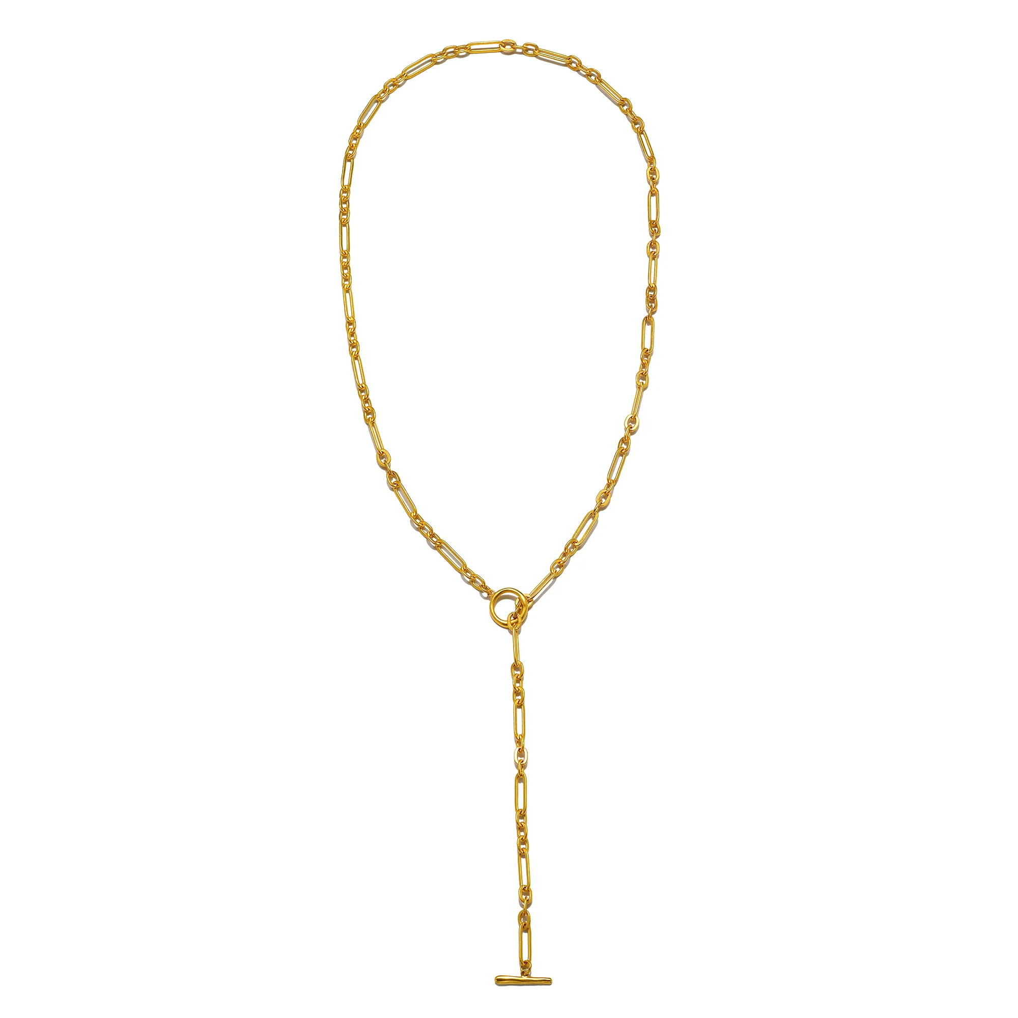 Figaro Convertible Necklace-Gold - Image 7