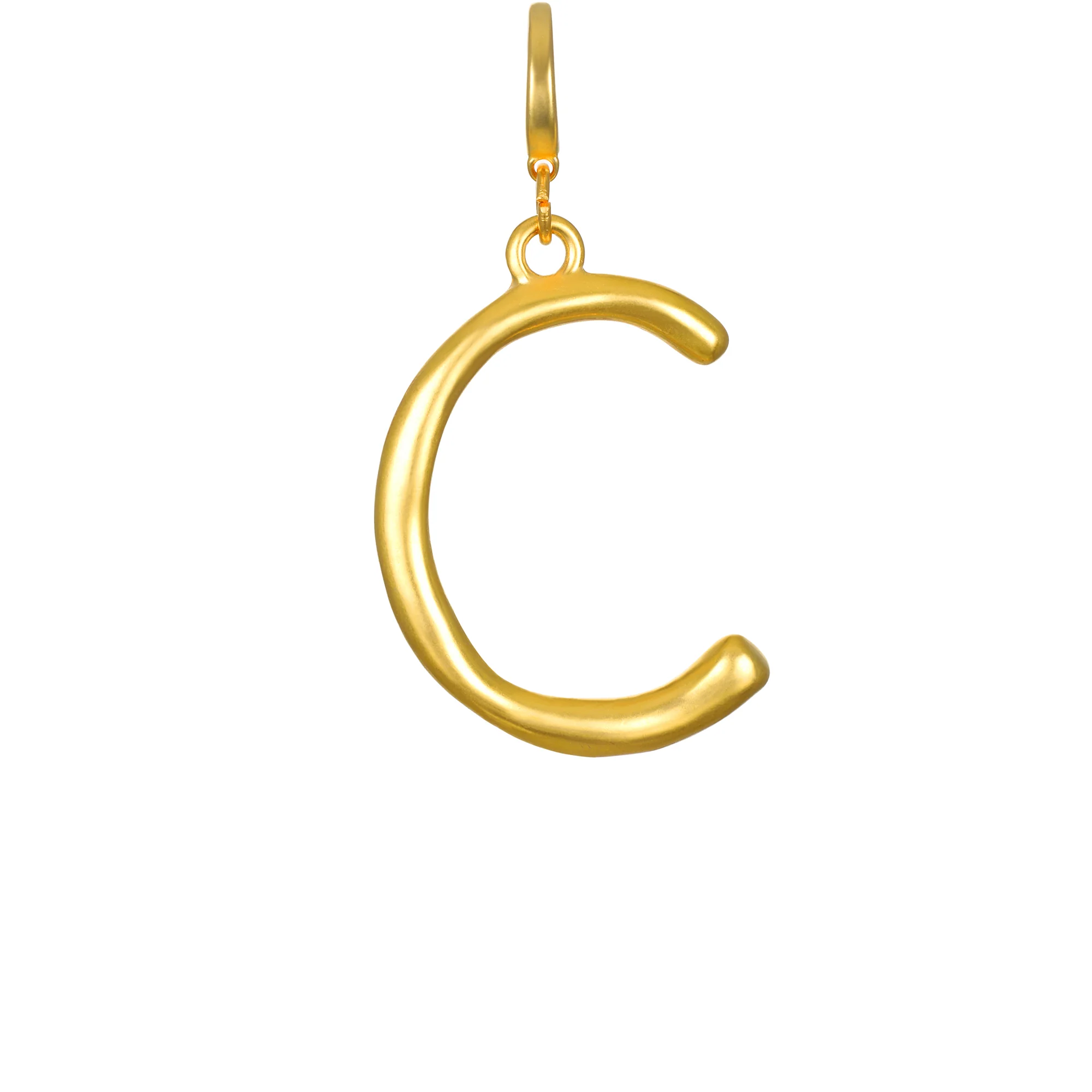 Grande Sculpted Initial Clip-On Charm - Image 4