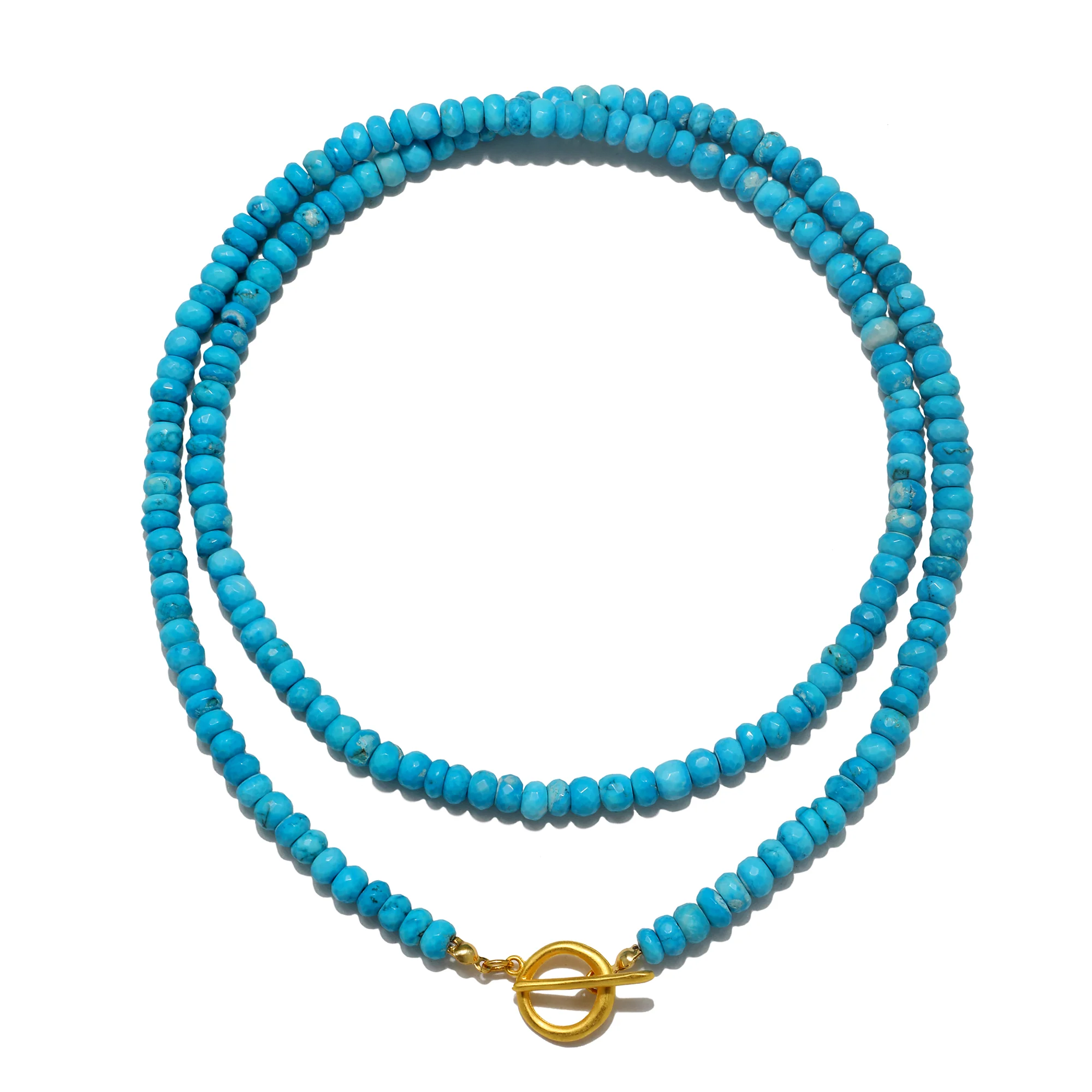 Grande Turquoise Convertible Beaded Necklace - Image 5
