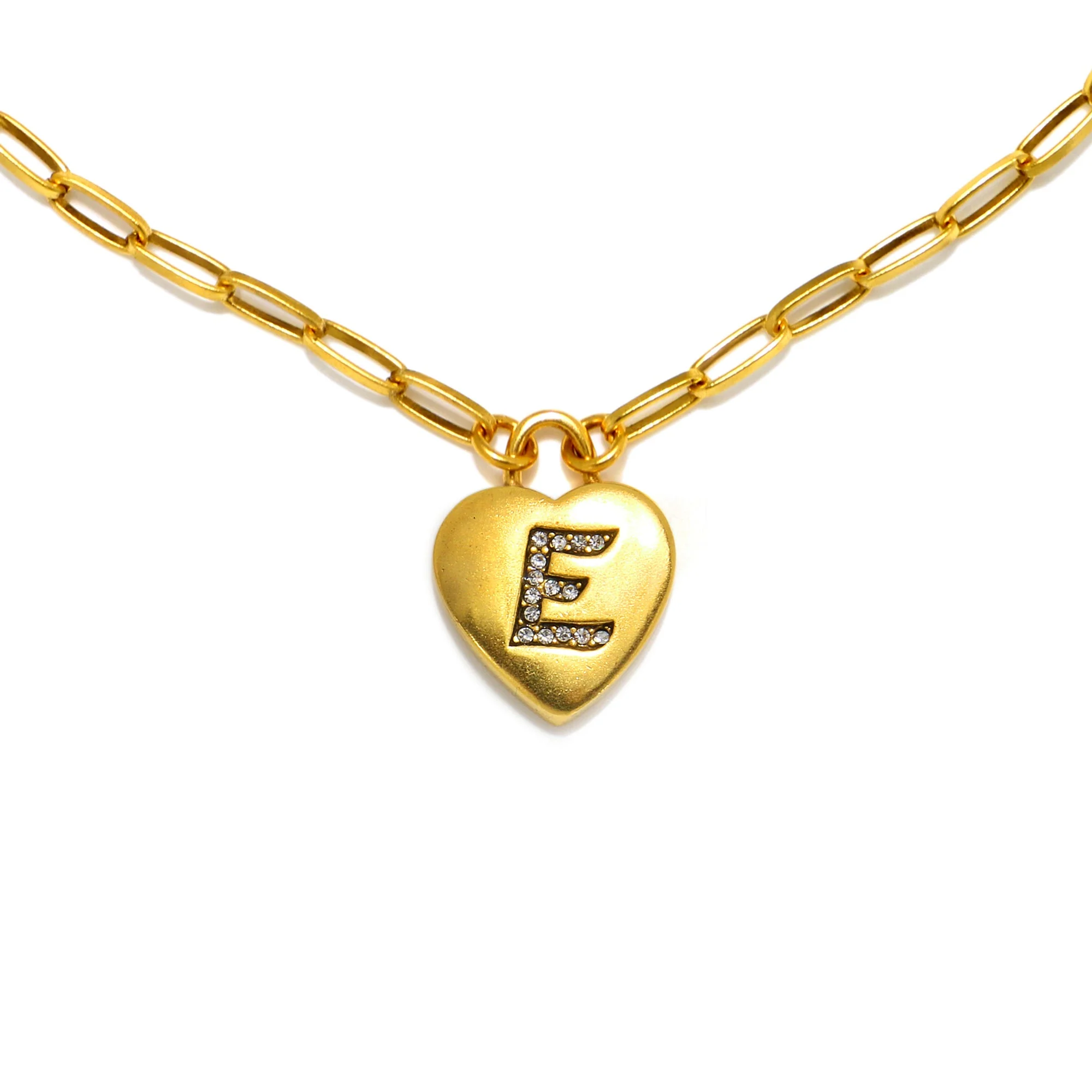Heart Initial Necklace - Image 10