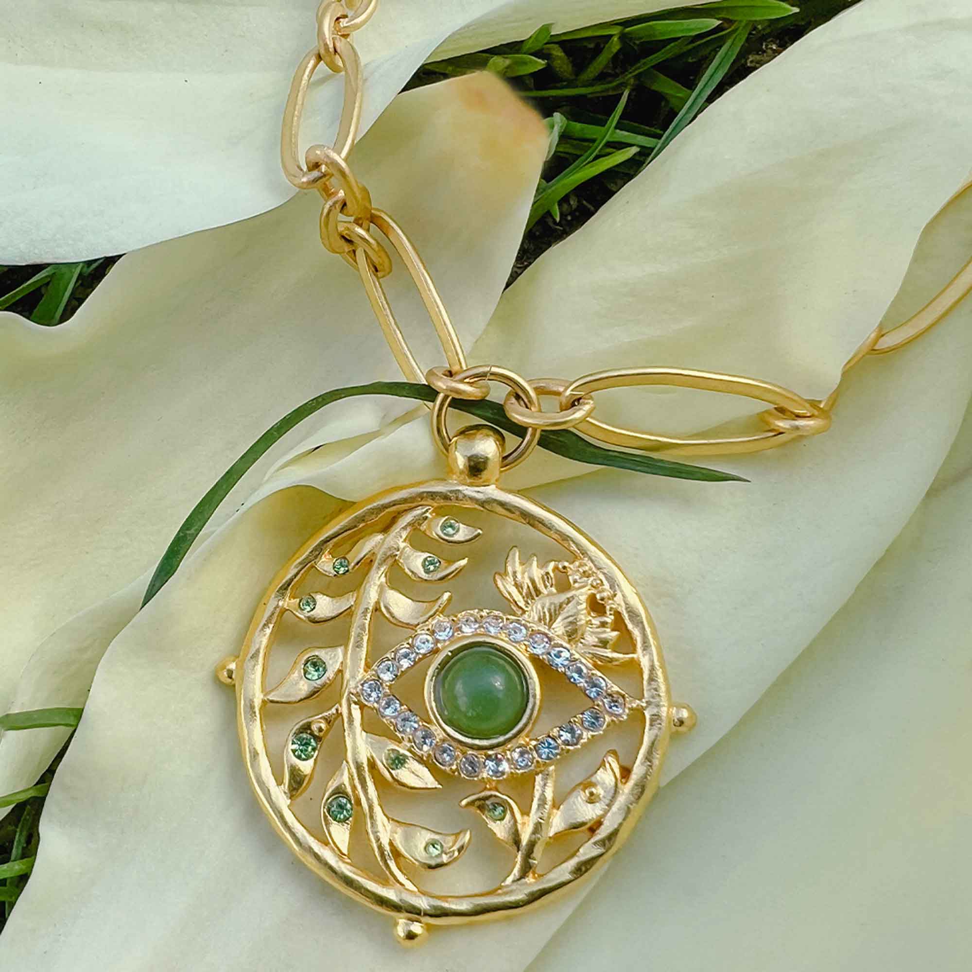 Livia Evil Eye Necklace - Image 4