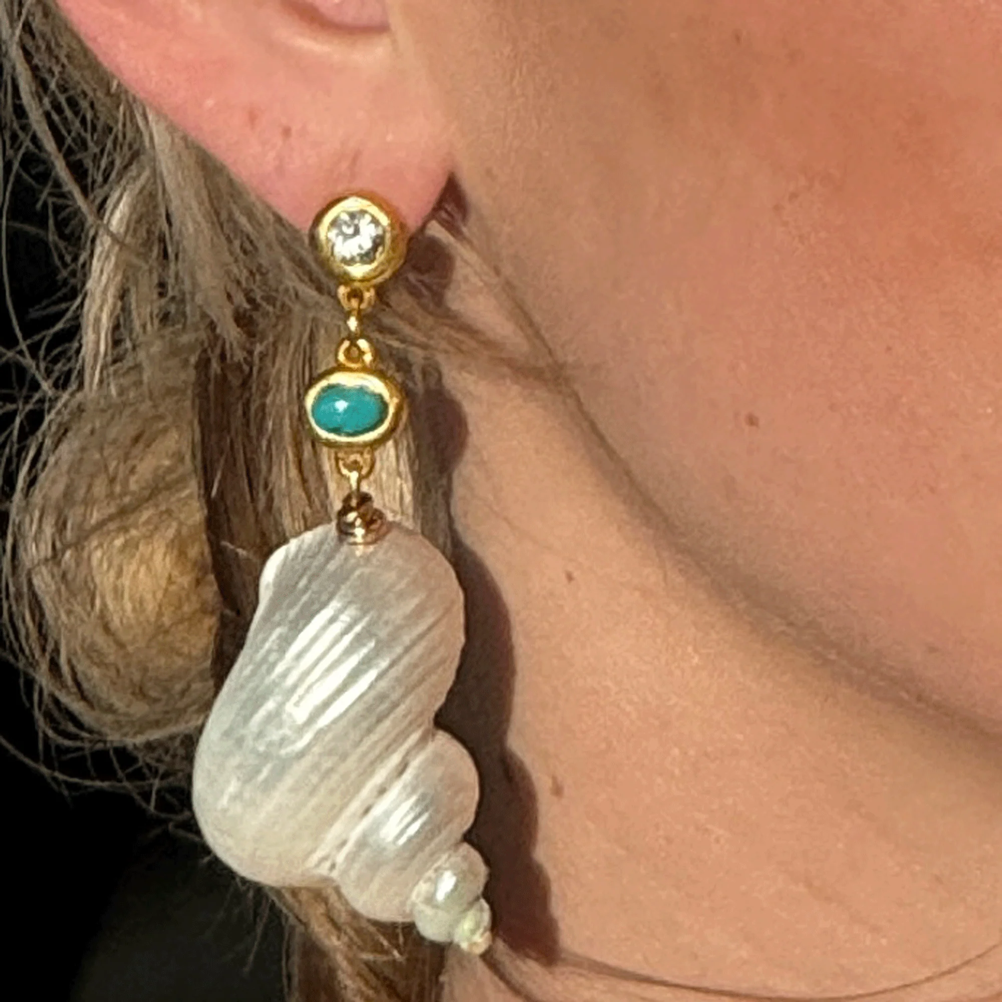 Loulou Statement Earrings - Image 3