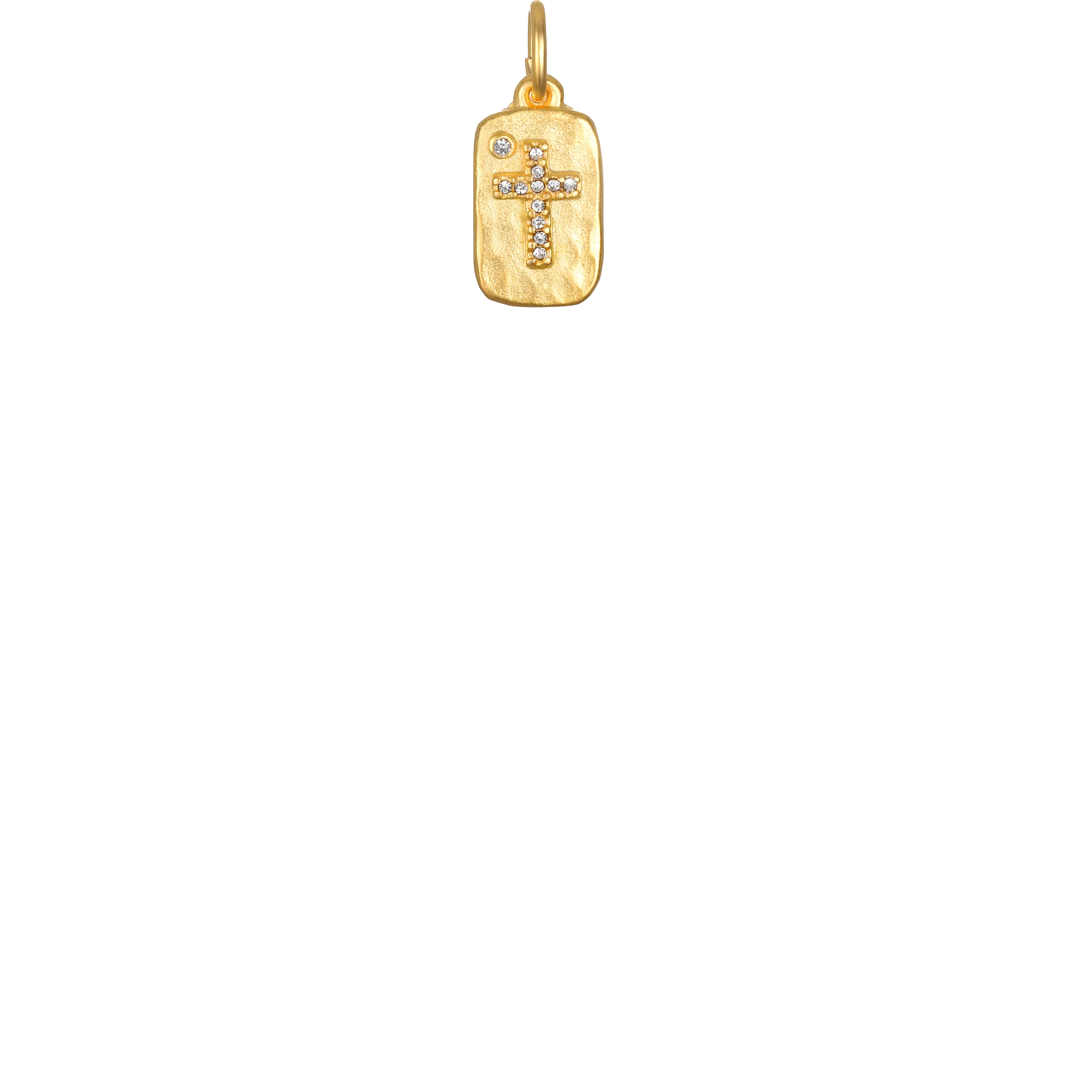 Mini Cross Dog Tag