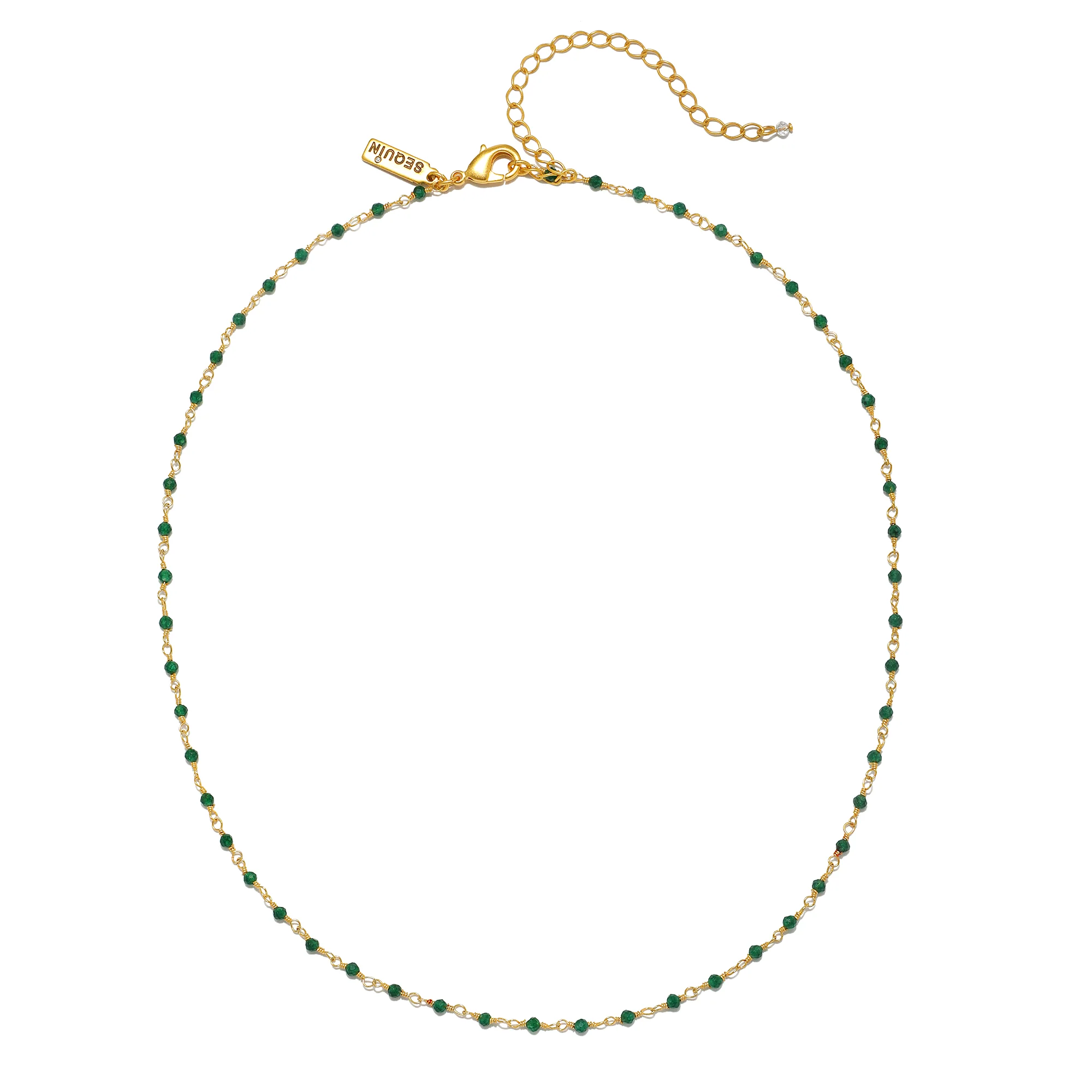 Emerald Confetti Necklace - Image 2
