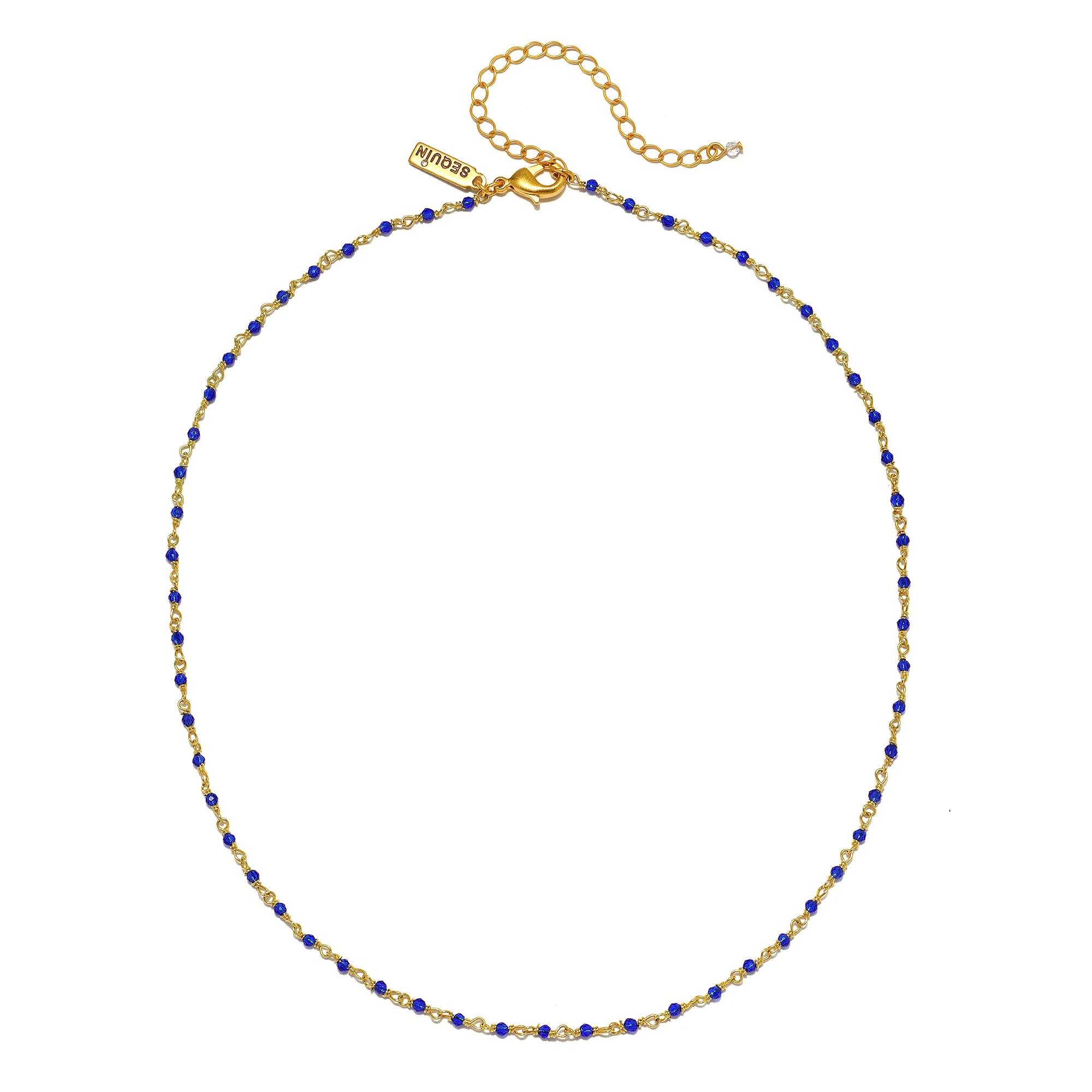 Lapis Confetti Necklace - Image 2