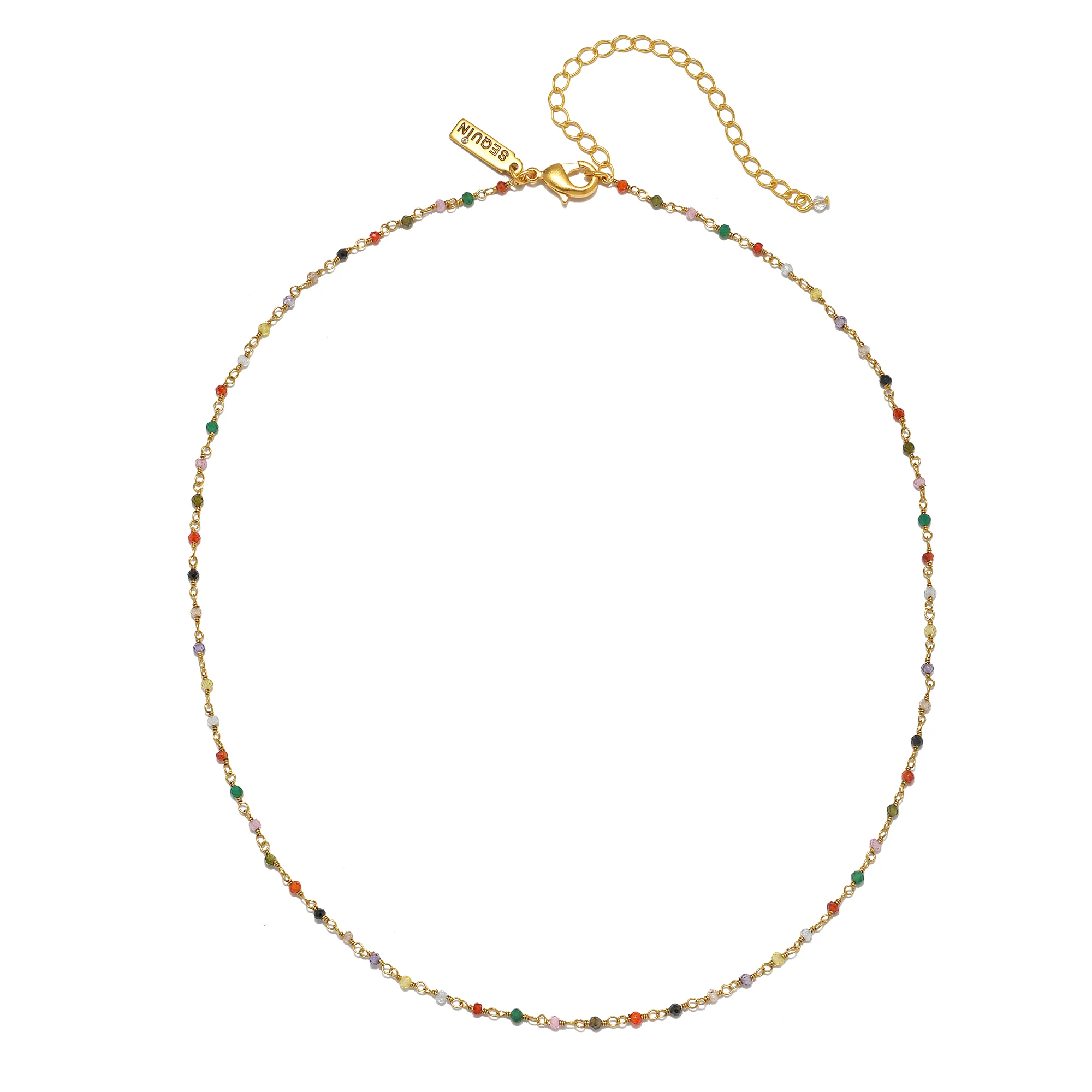 Gemstone Confetti Necklace - Image 2