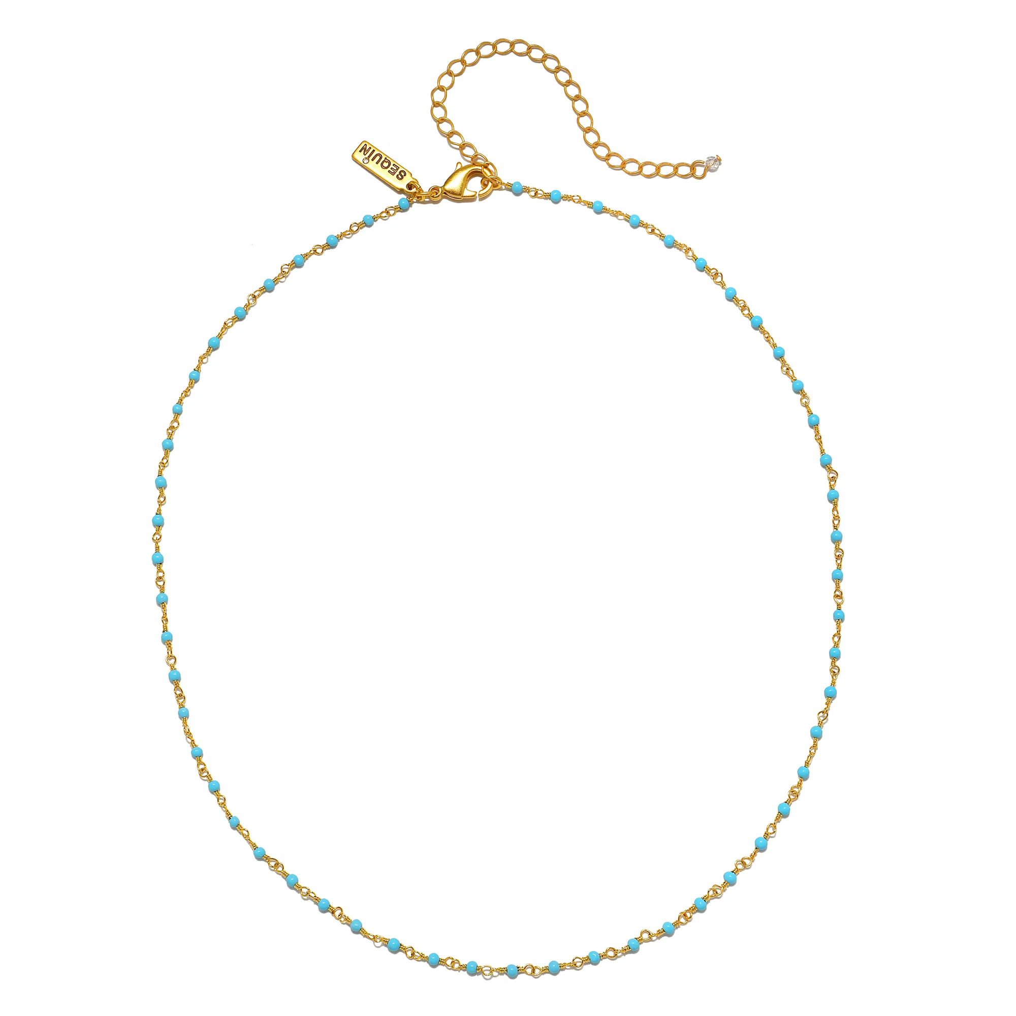 Turquoise Confetti Necklace - Image 2