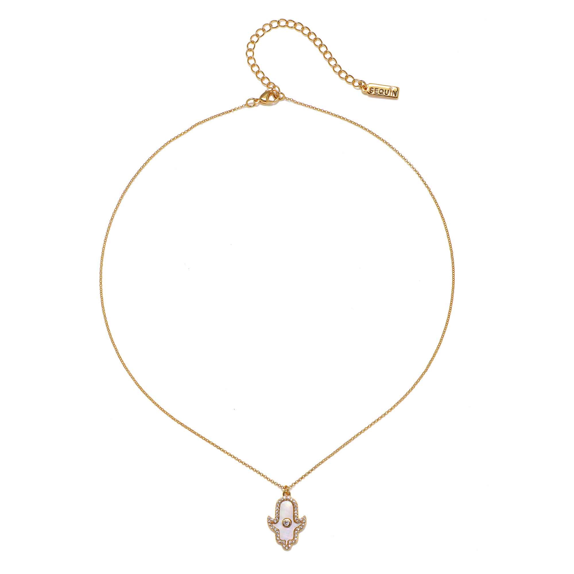 Mystical Hamsa Talisman Necklace - Image 2