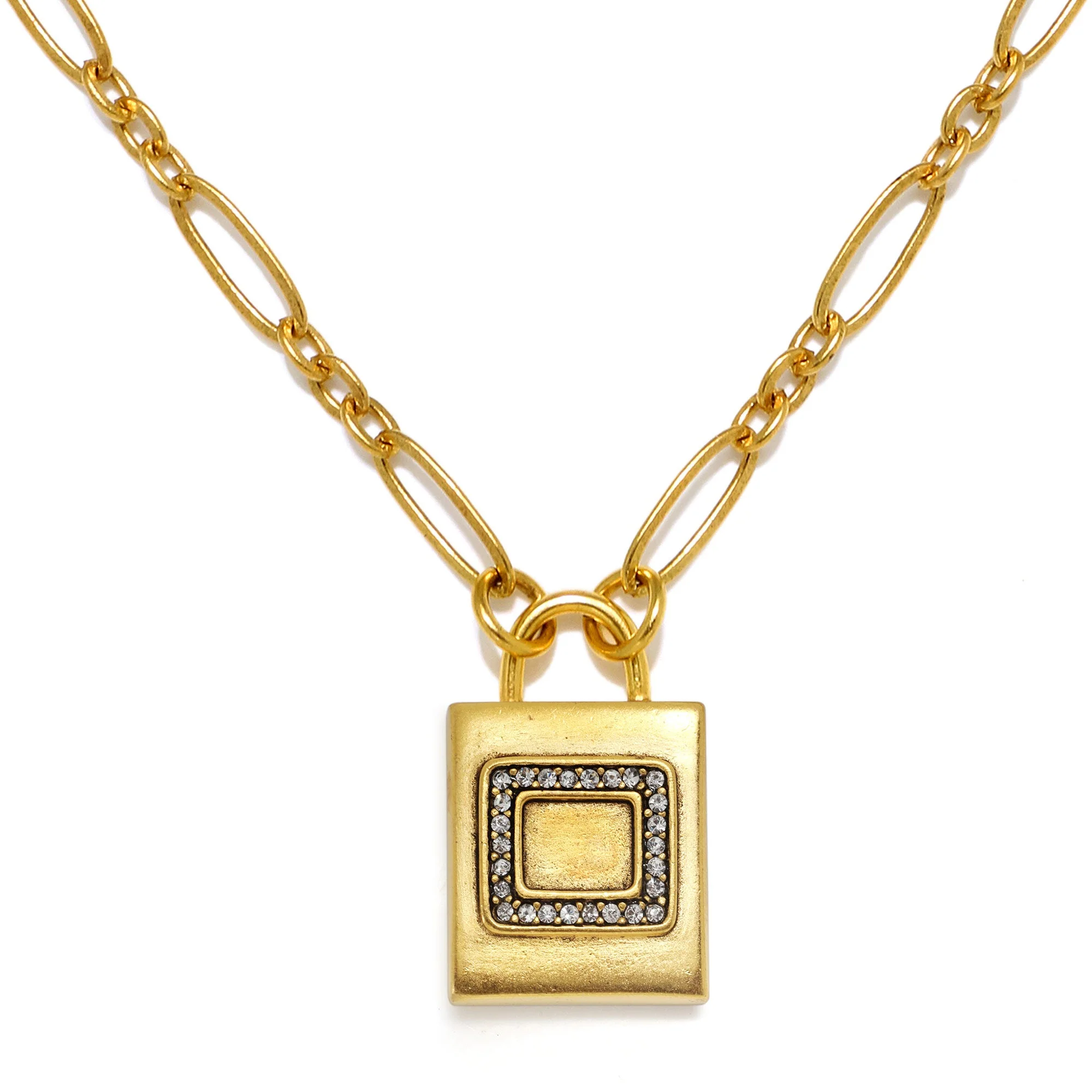 Padlock Initial Necklace - Image 18