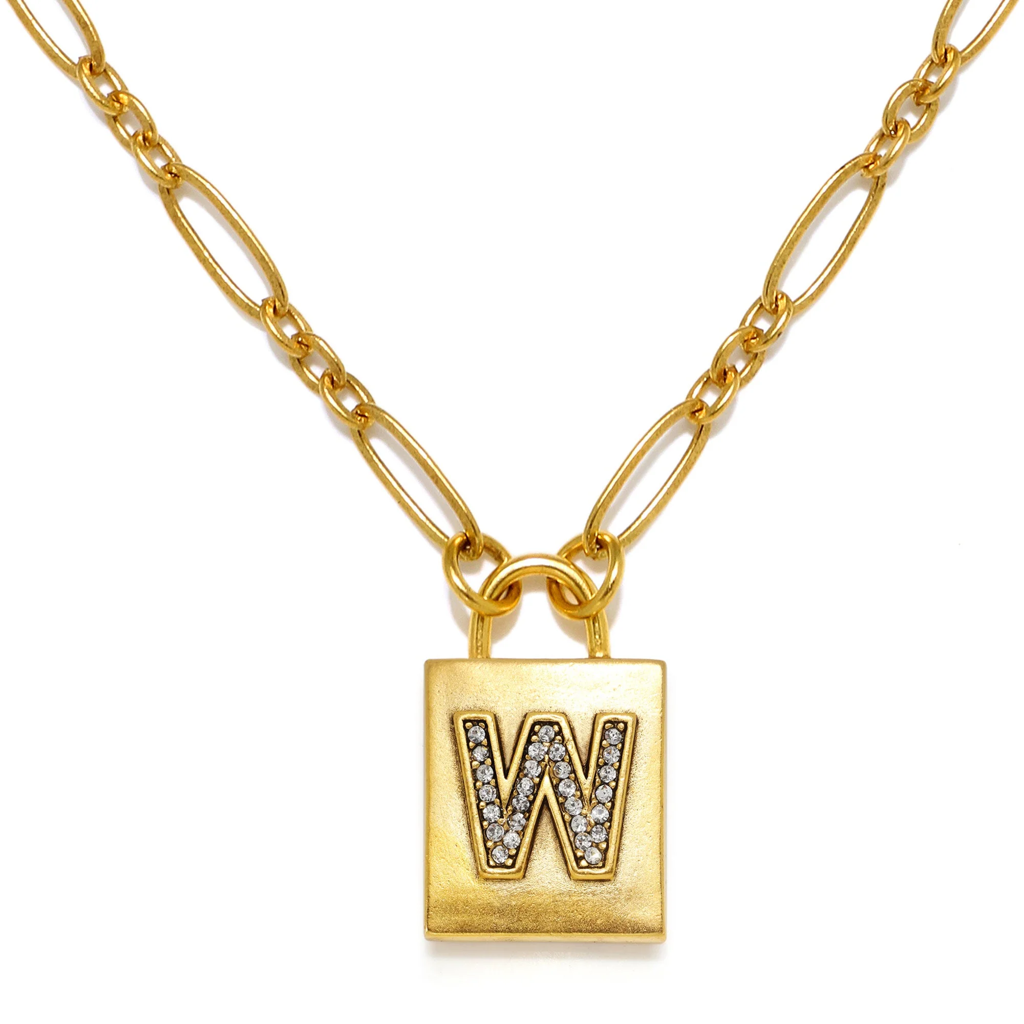 Padlock Initial Necklace - Image 26