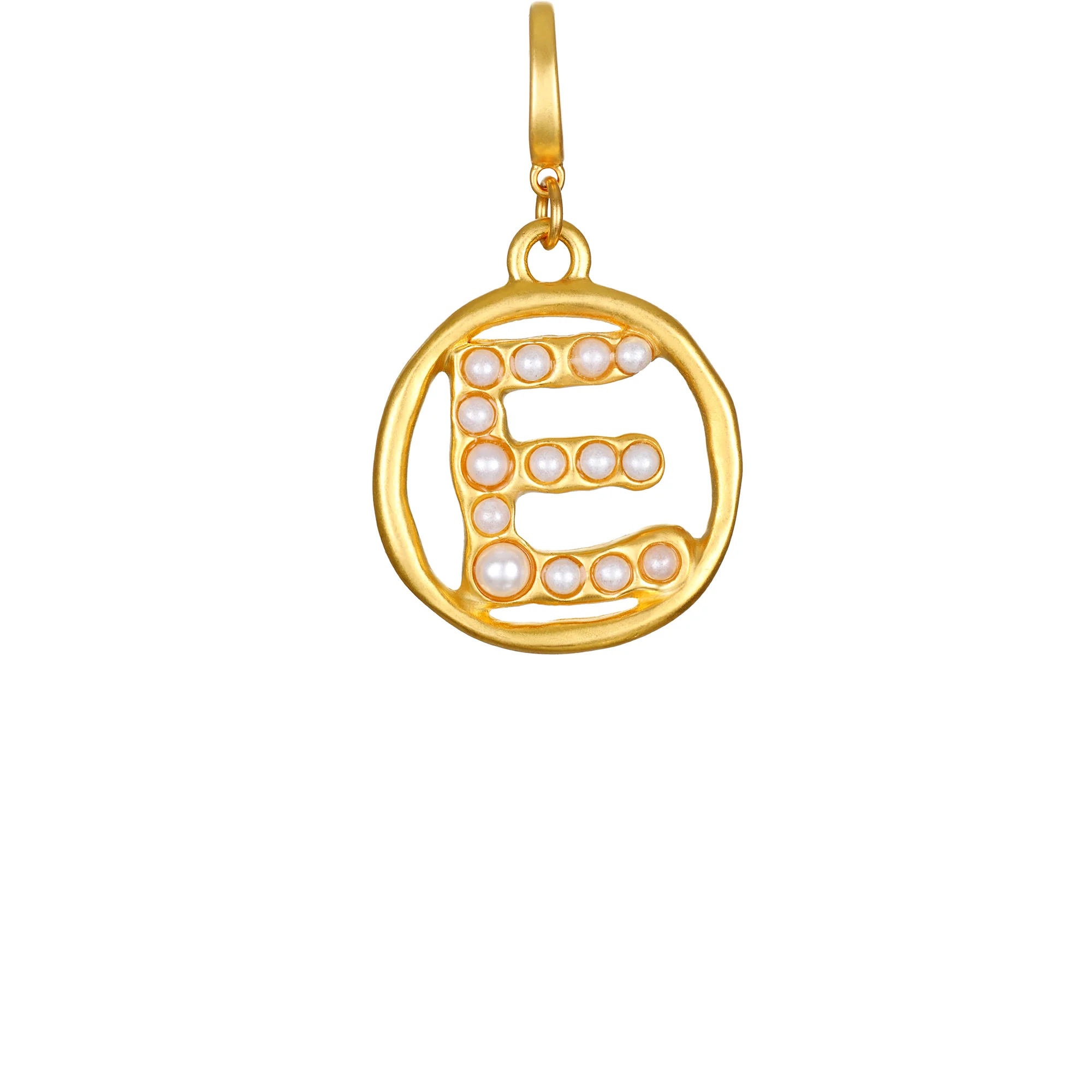 Pearl Initial Clip-On Charm - Image 4