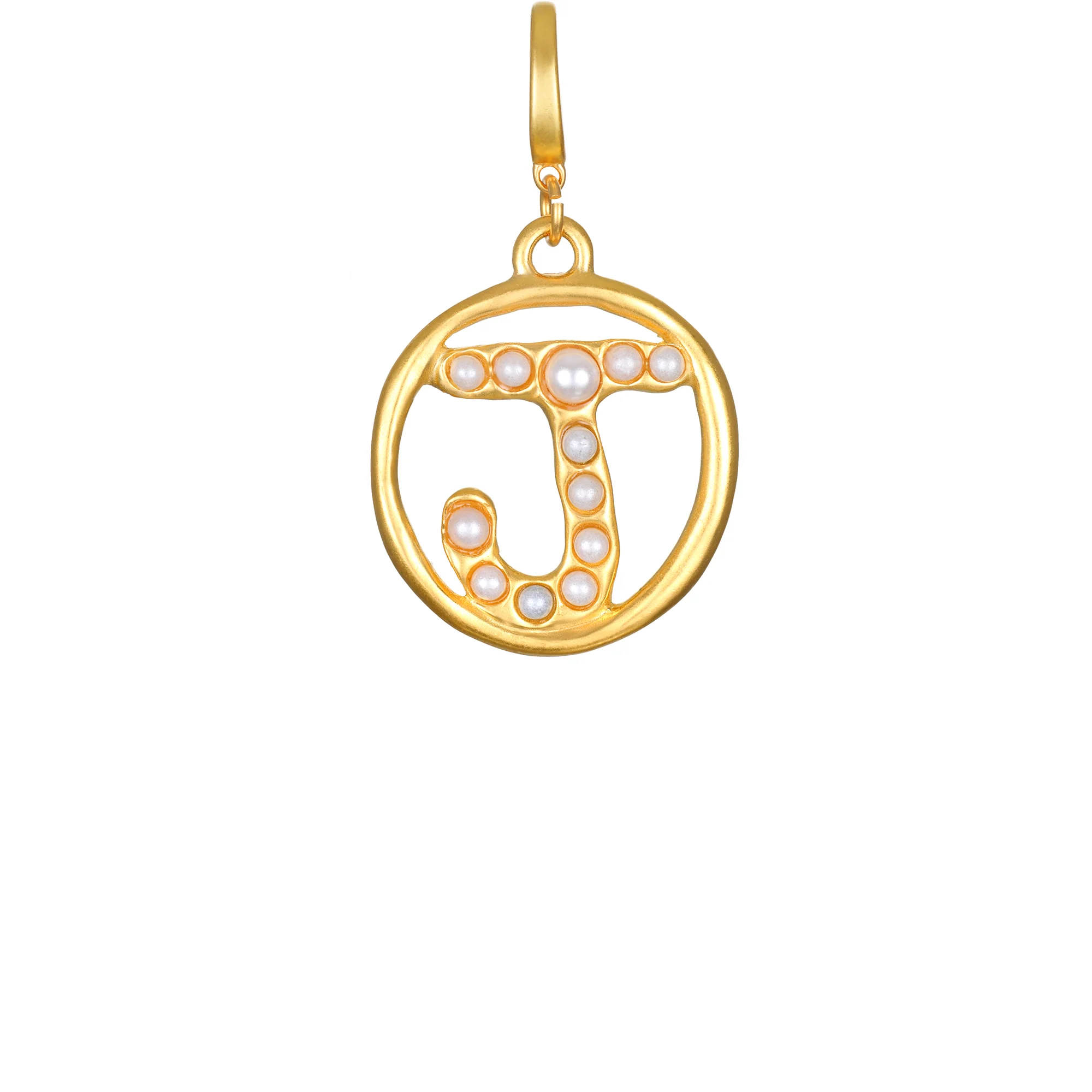 Pearl Initial Clip-On Charm - Image 5