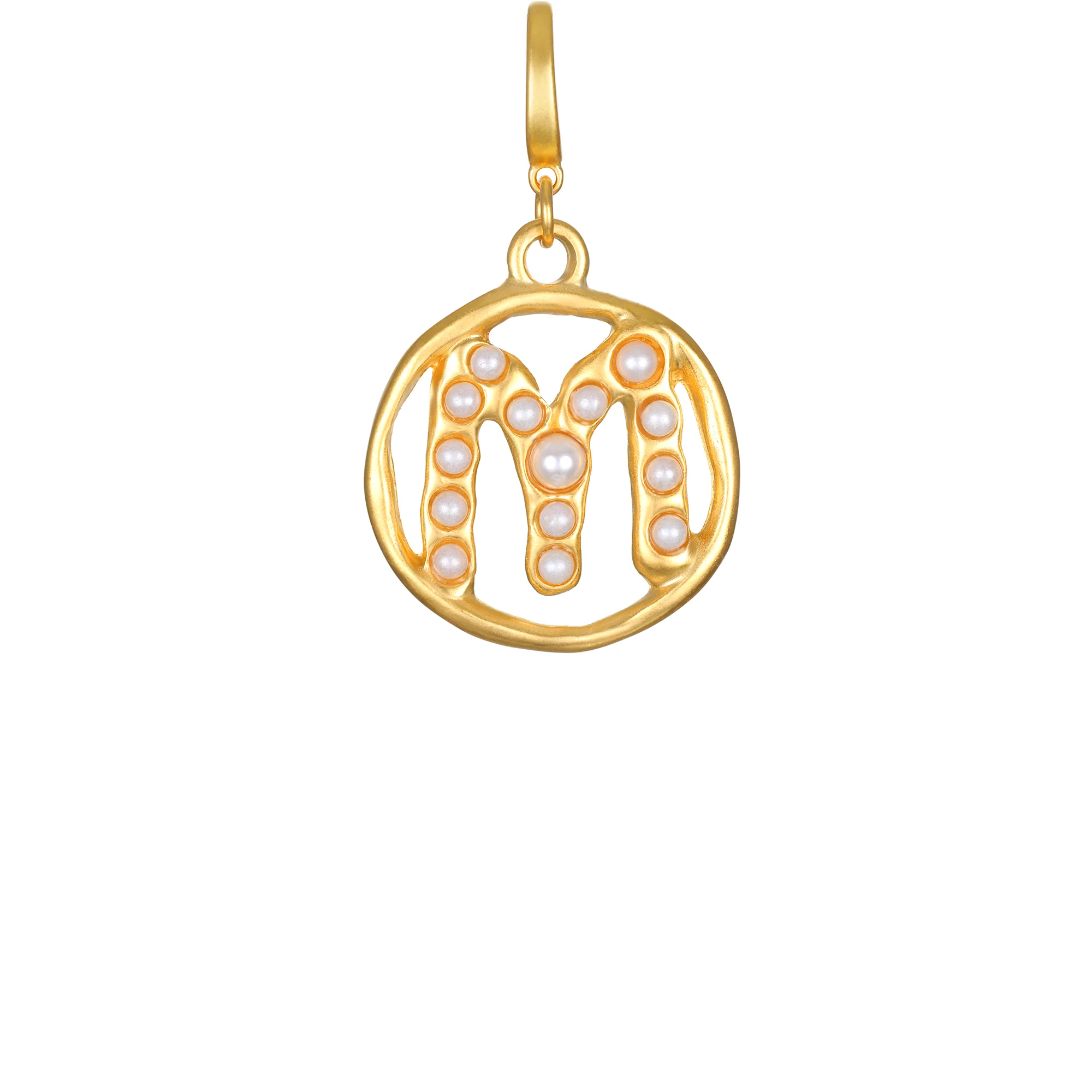 Pearl Initial Clip-On Charm - Image 8