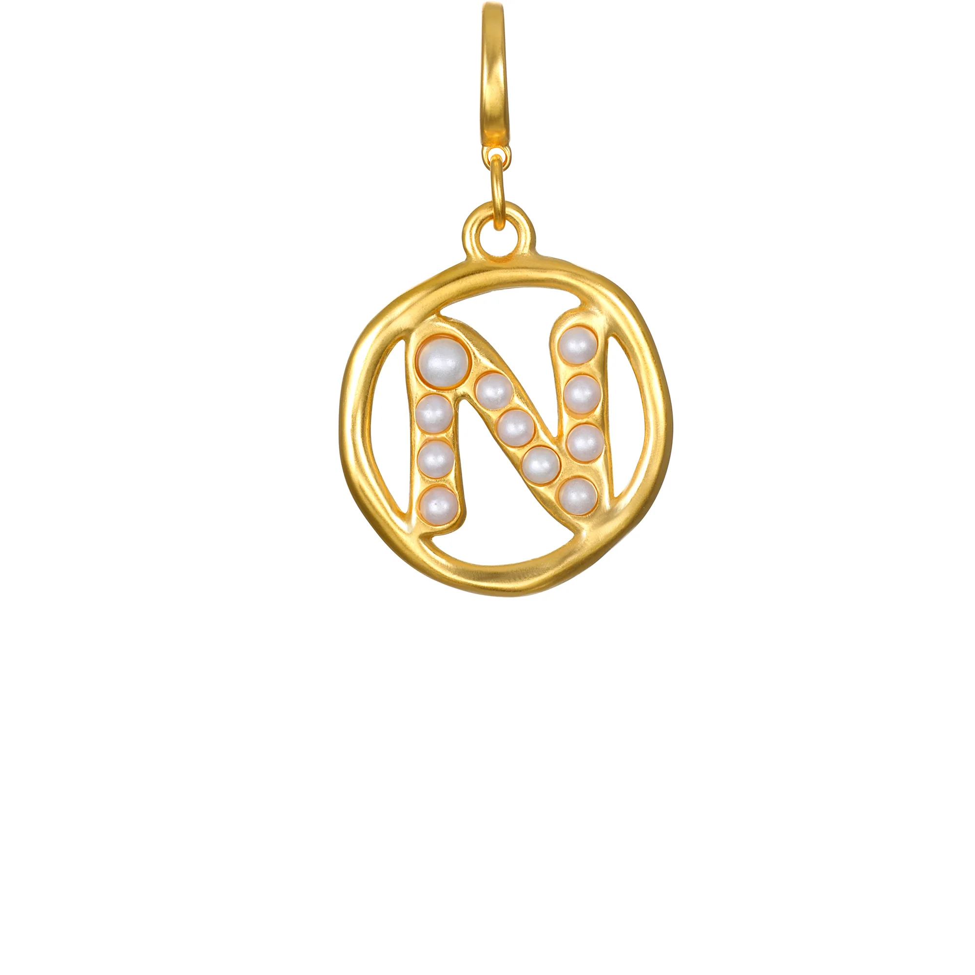 Pearl Initial Clip-On Charm - Image 9