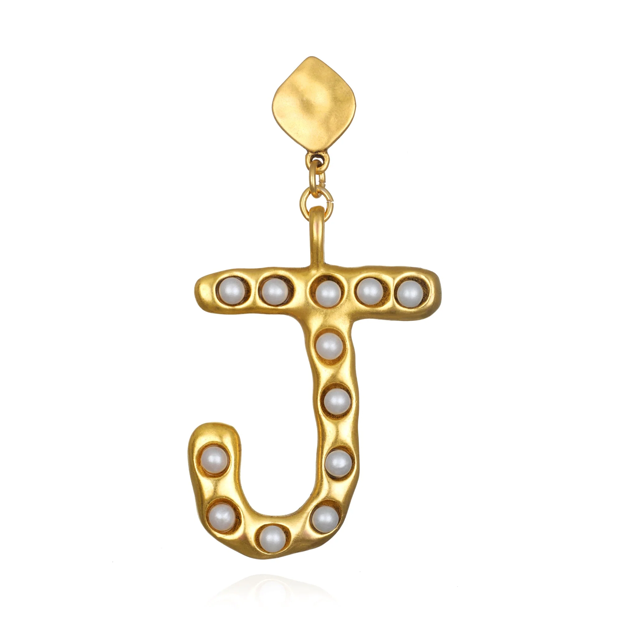 Pearl Initial Single Earring - Image 10