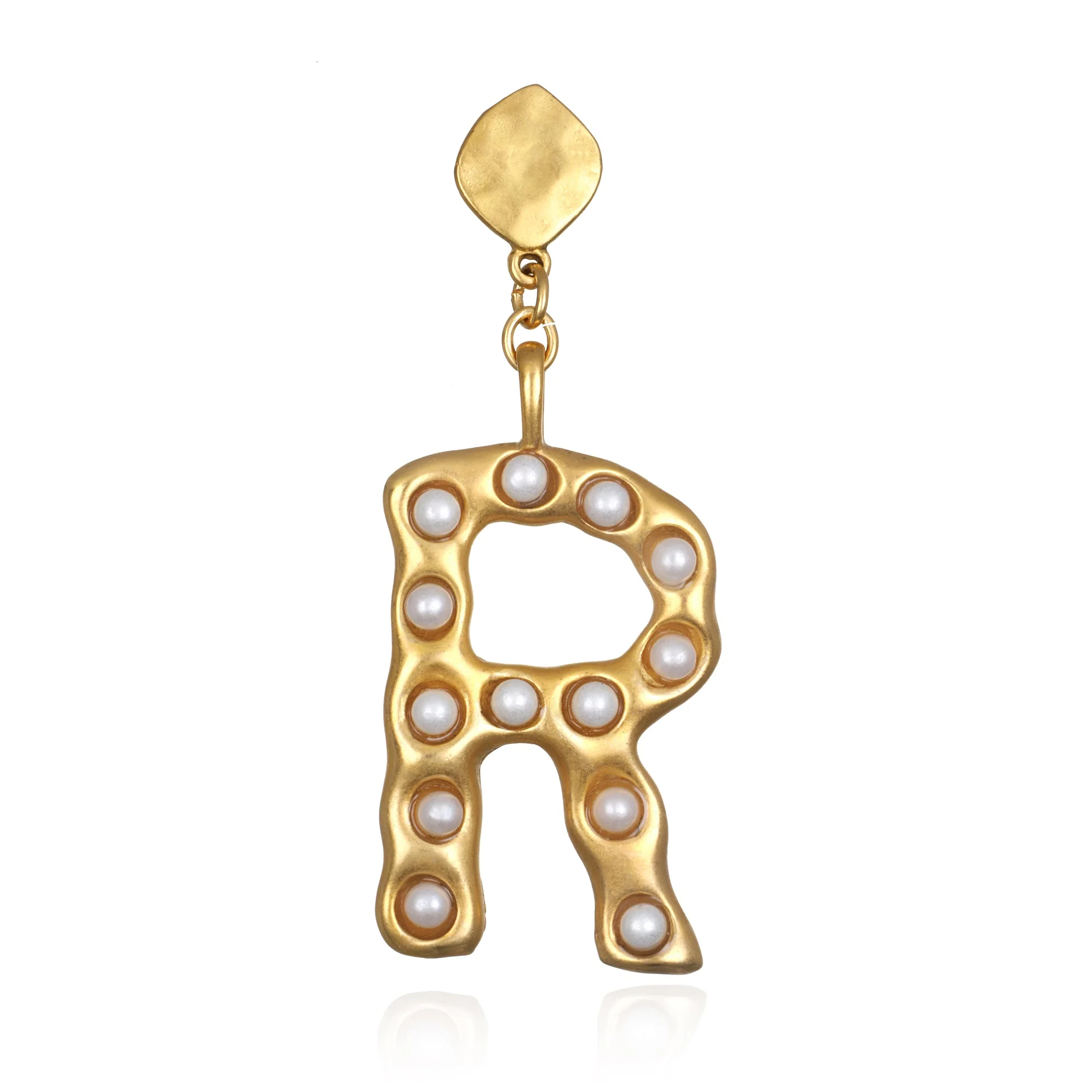 Pearl Initial Single Earring - Image 15