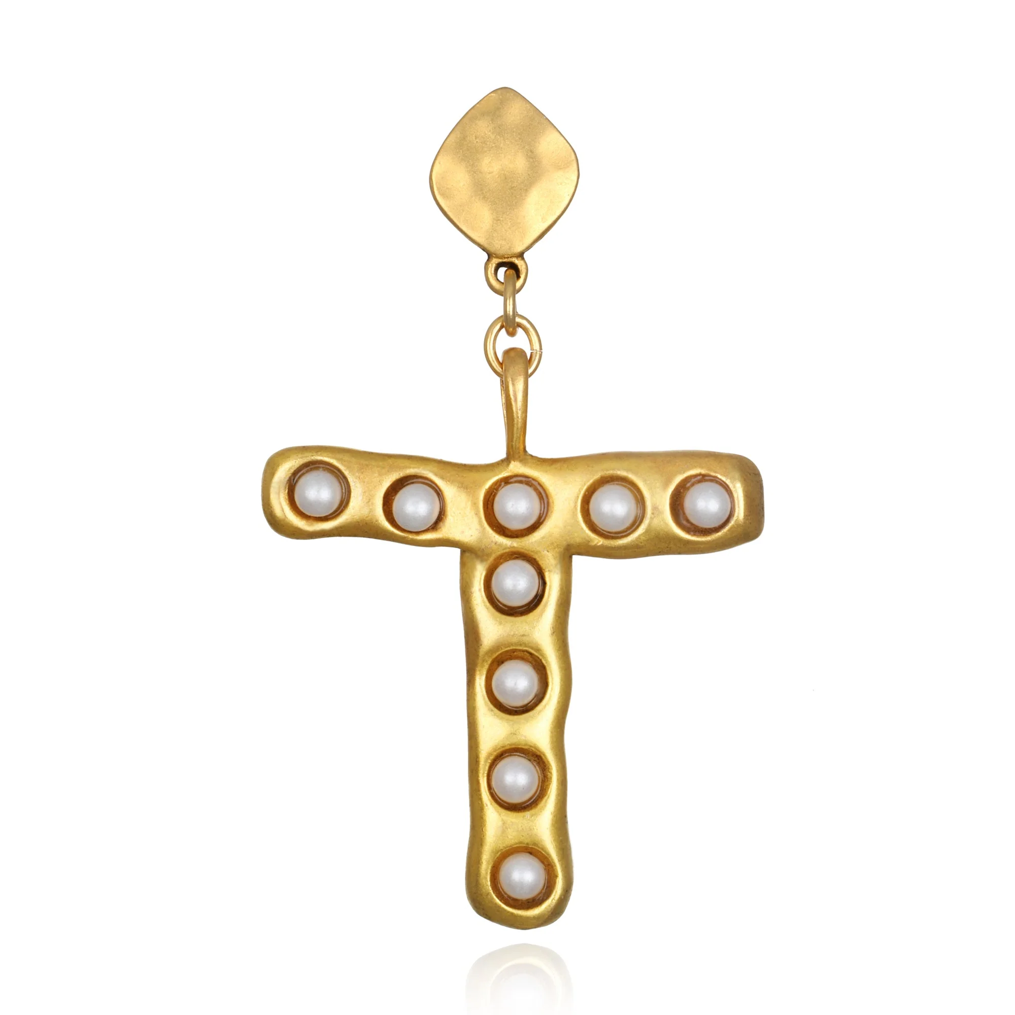 Pearl Initial Single Earring - Image 17