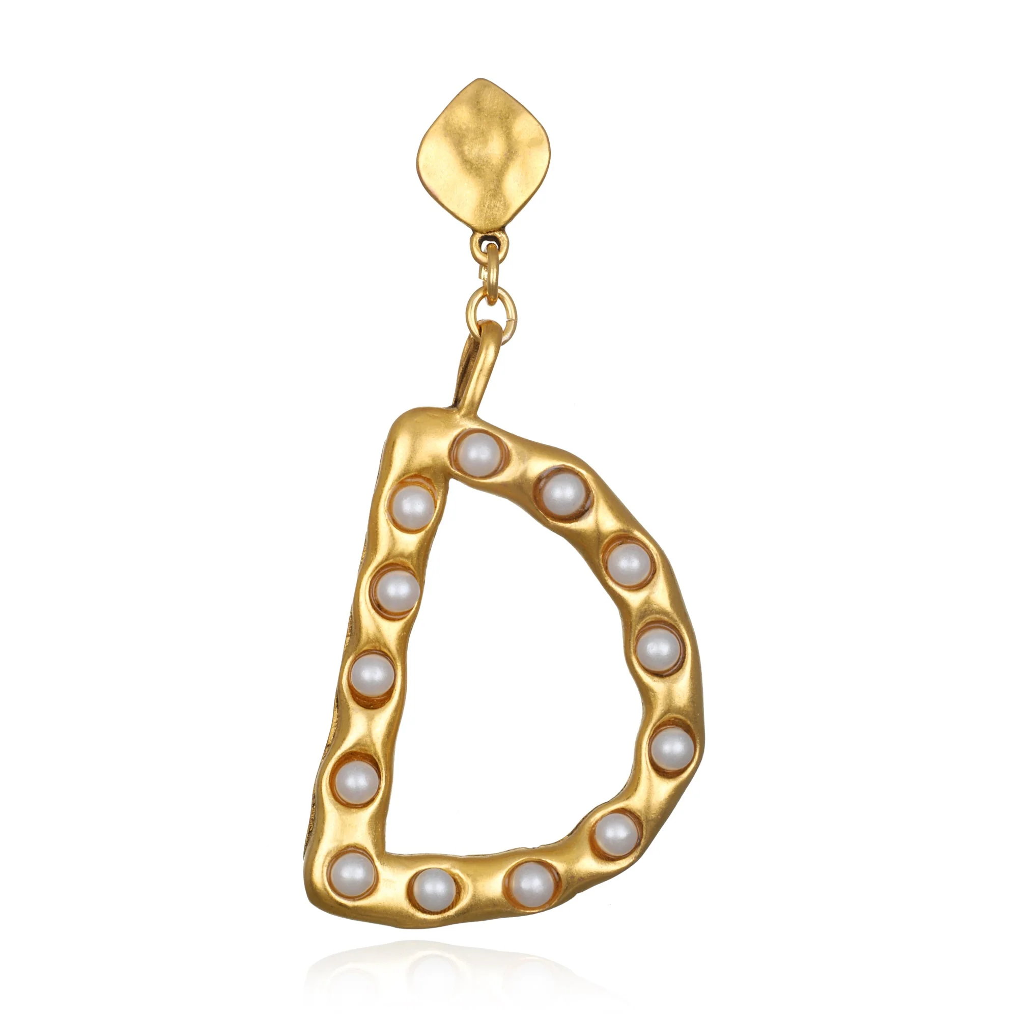 Pearl Initial Single Earring - Image 6