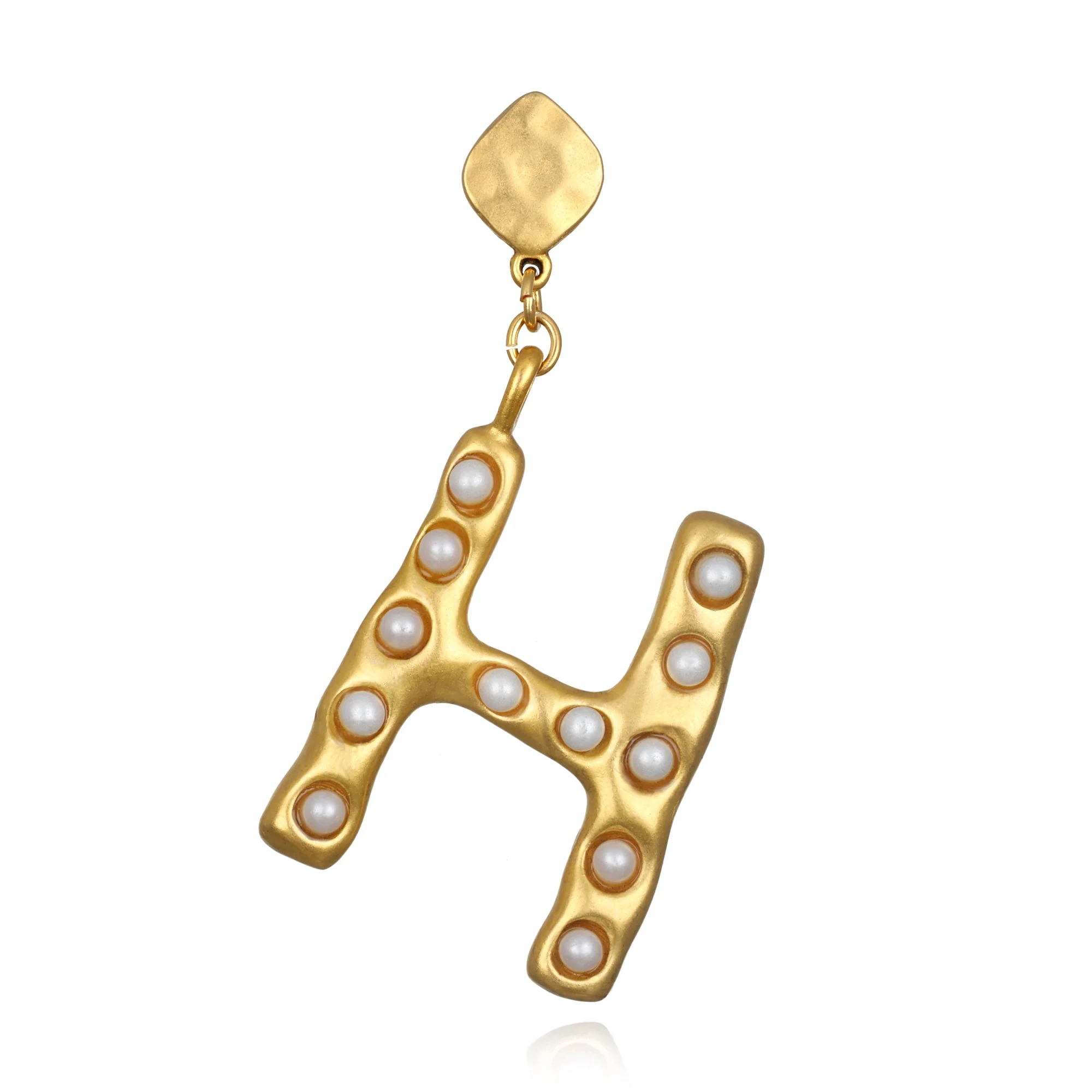 Pearl Initial Single Earring - Image 9